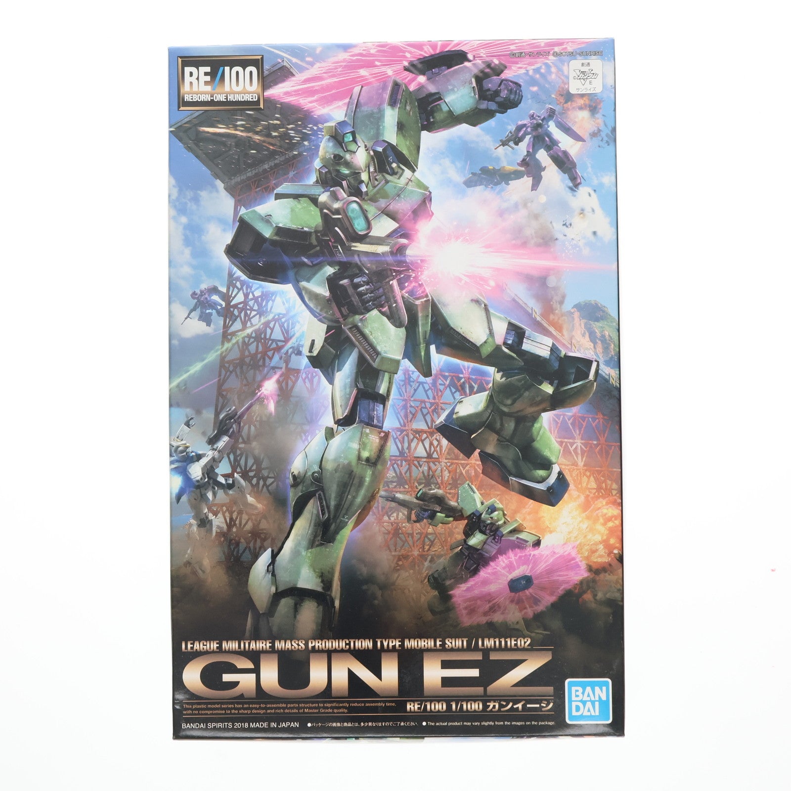 【中古即納】[PTM] RE/100 1/100 LM111E02 ガンイージ 機動戦士Vガンダム プラモデル(5055587) バンダイスピリッツ(20181229)