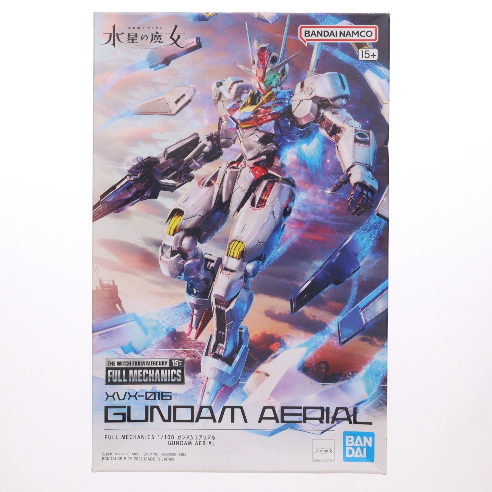 【中古即納】[PTM] FULL MECHANICS 1/100 ガンダムエアリアル 機動戦士ガンダム 水星の魔女 プラモデル(5065090) バンダイスピリッツ(20230422)