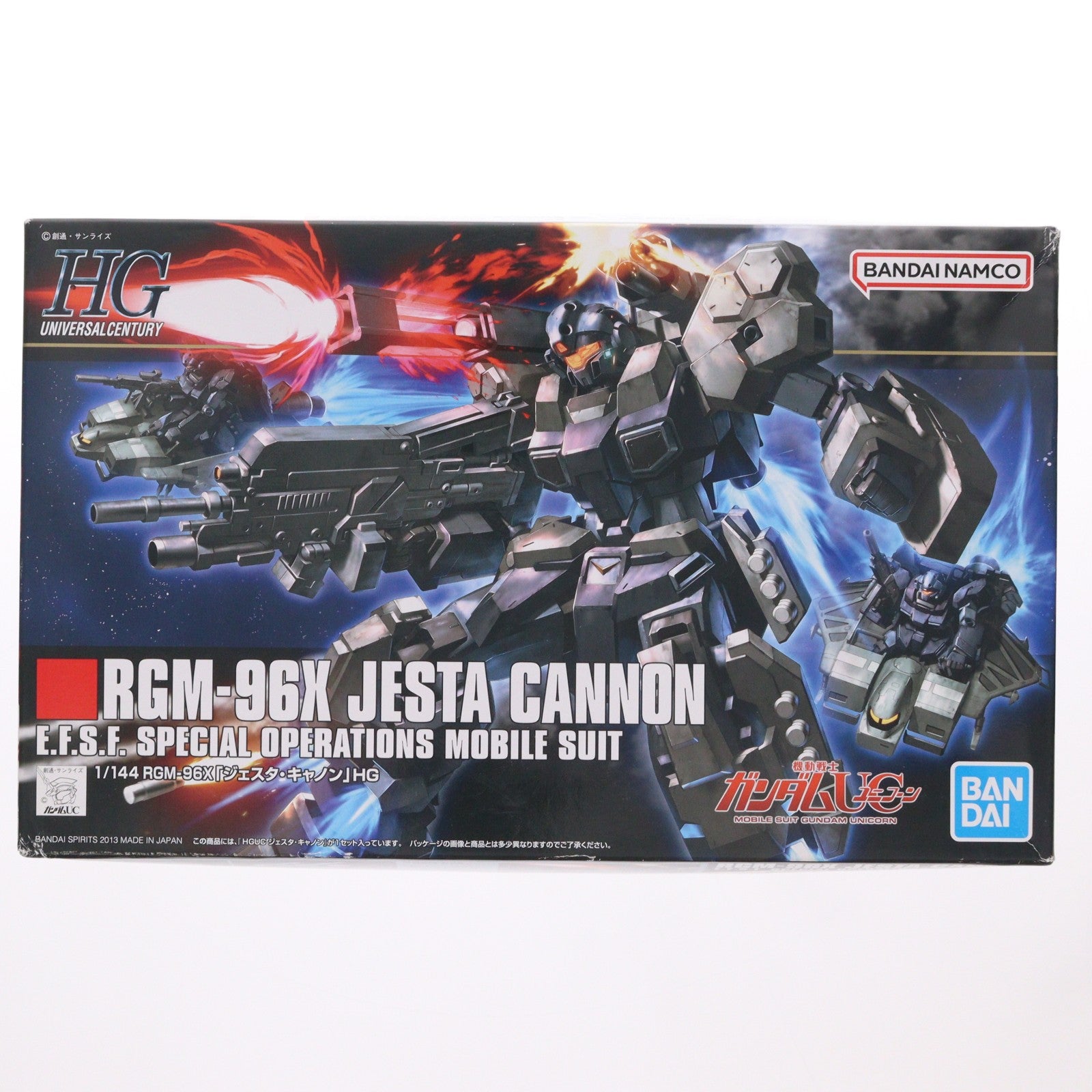【中古即納】[PTM] (再販) HGUC 1/144 RGM-96X ジェスタ・キャノン 機動戦士ガンダムUC(ユニコーン) プラモデル バンダイスピリッツ(20241231)