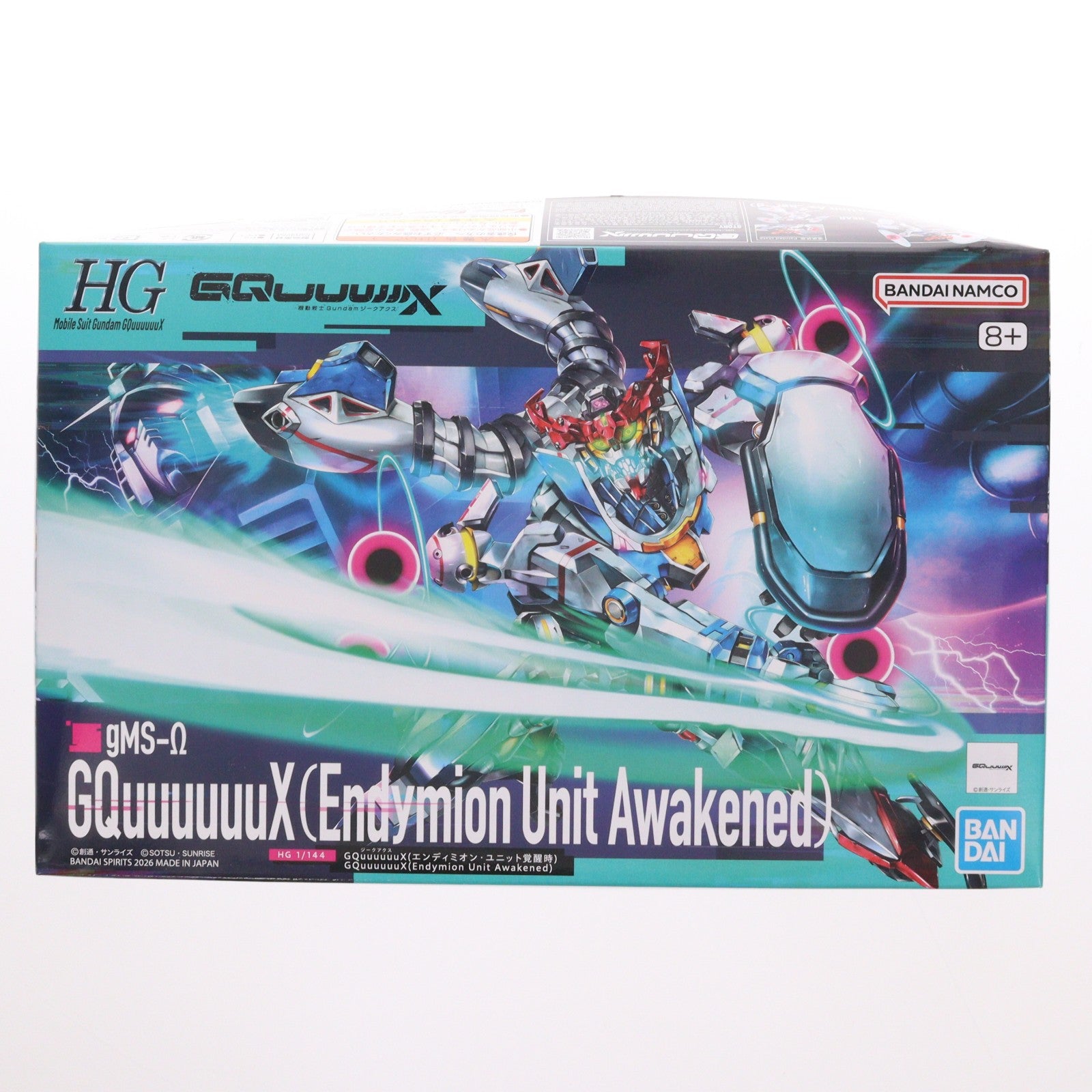 【中古即納】[PTM] (再販) HG 1/144 GQuuuuuuX(エンディミオン・ユニット覚醒時) 機動戦士Gundam GQuuuuuuX(ガンダム ジークアクス) プラモデル(5072000) バンダイスピリッツ(20260318)