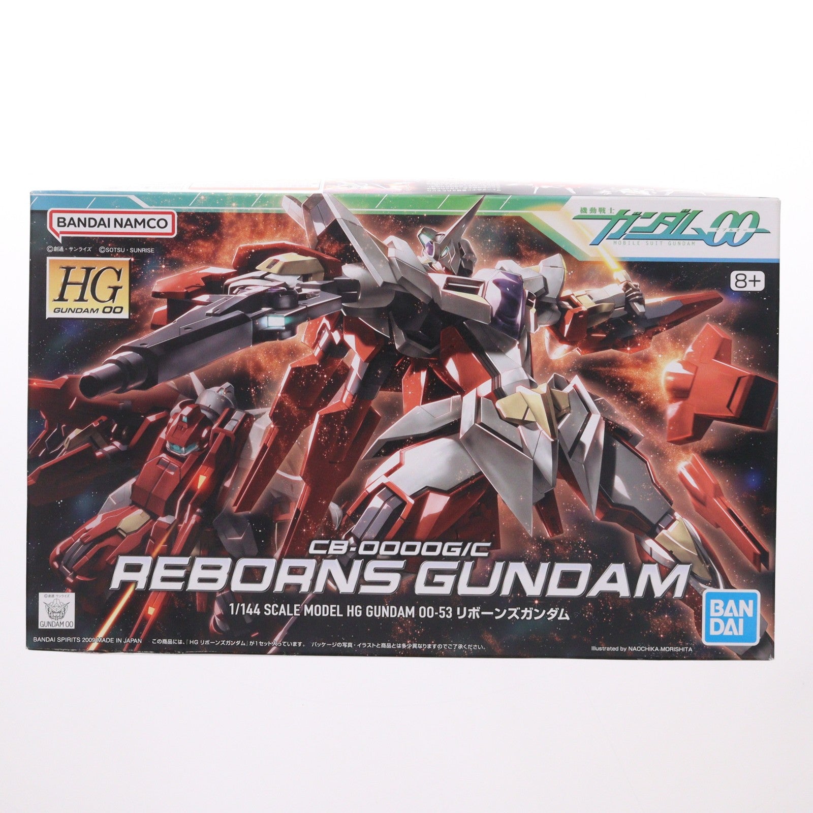 【中古即納】[PTM] HG 1/144 リボーンズガンダム 機動戦士ガンダム00(ダブルオー) プラモデル バンダイスピリッツ(20190531)