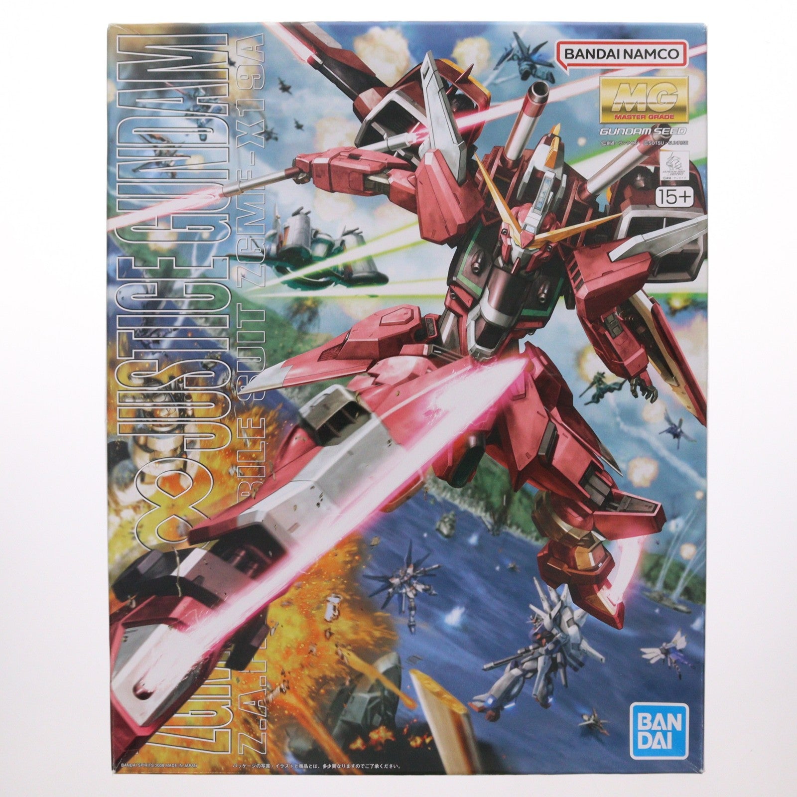 【中古即納】[PTM] (再販) MG 1/100 ZGMF-X19A インフィニットジャスティスガンダム 機動戦士ガンダムSEED DESTINY(シード デスティニー) プラモデル(5063041) バンダイスピリッツ(20251213)