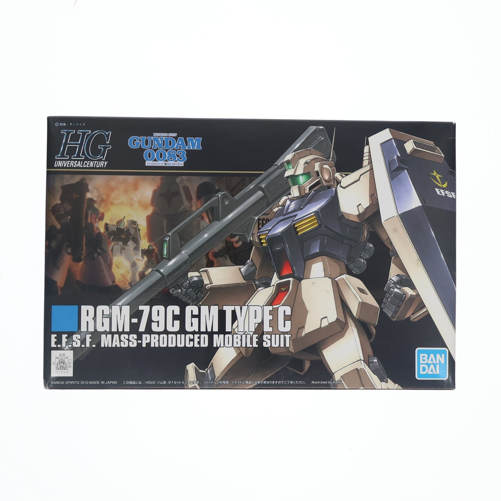 【中古即納】[PTM] (再販) HGUC 1/144 RGM-79C ジム改 機動戦士ガンダム0083 STARDUST MEMORY(スターダストメモリー) プラモデル(5059163) バンダイスピリッツ(20250827)
