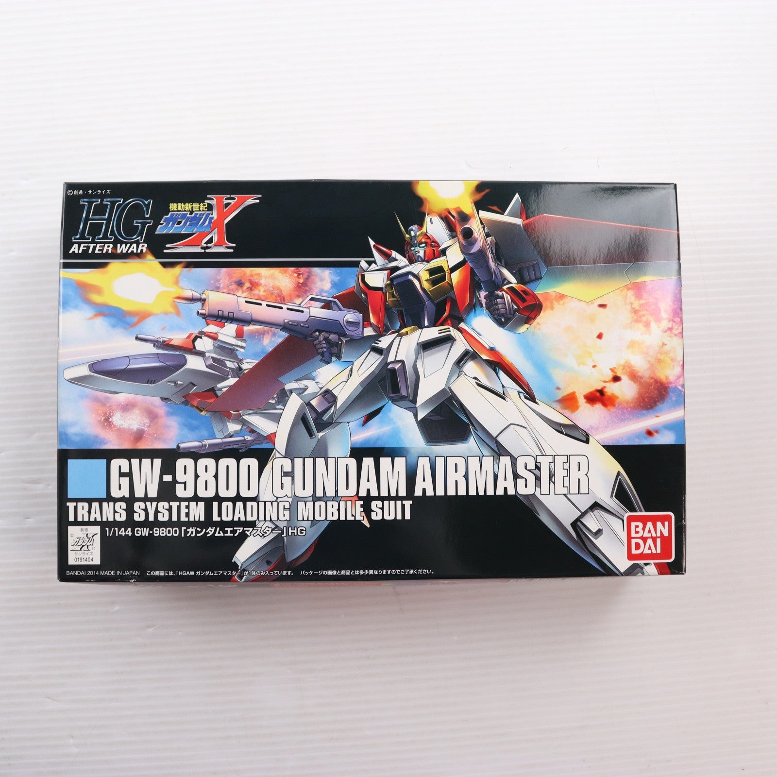 【中古即納】[PTM] HGAW 1/144 GW-9800 ガンダムエアマスター 機動新世紀ガンダムX プラモデル(0191404) バンダイ(20140726)