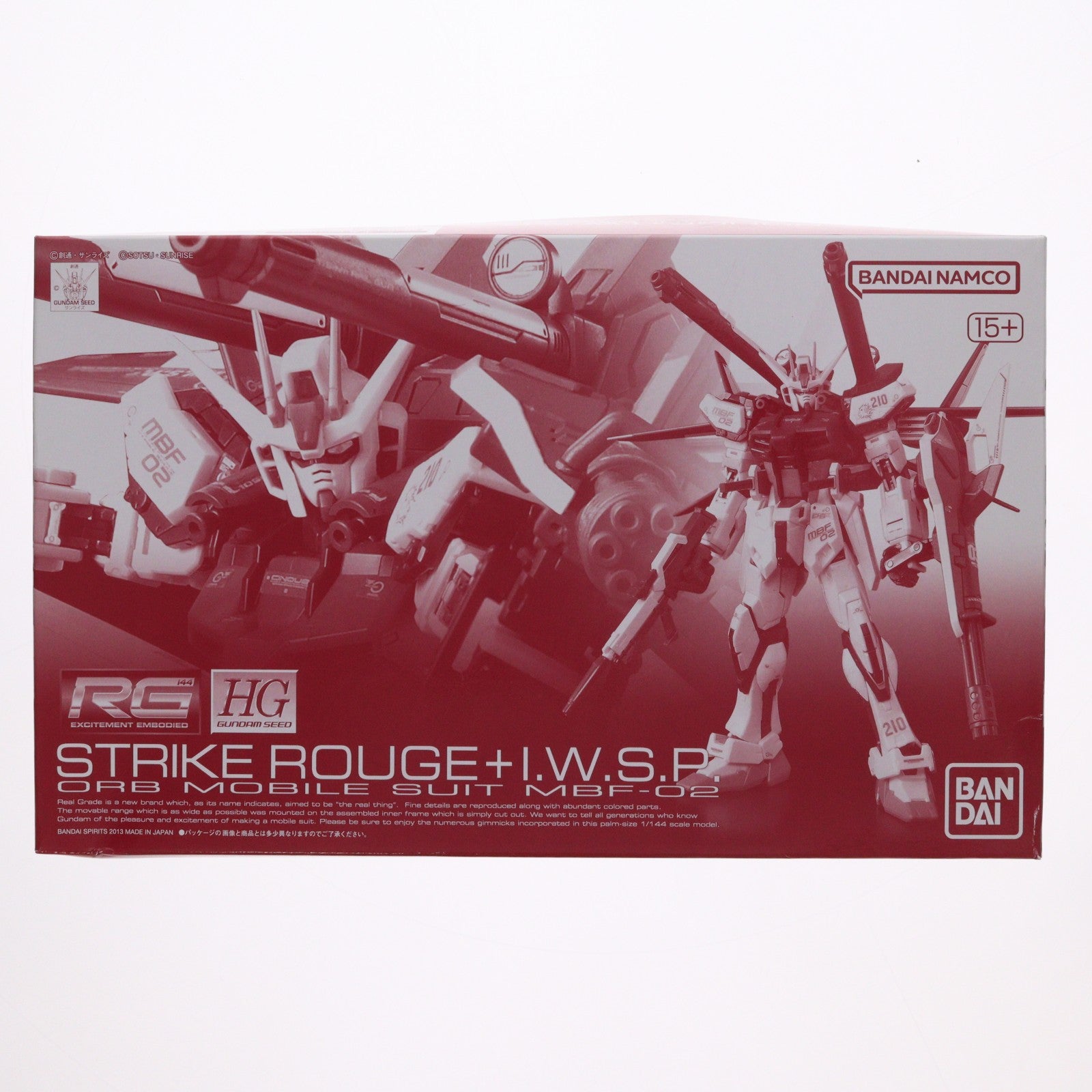 【中古即納】[PTM] ホビーオンラインショップ限定 RG 1/144 ストライクルージュ+HG 1/144 I.W.S.P. 機動戦士ガンダムSEED(シード) MSV プラモデル(5064889) バンダイスピリッツ(20241220)