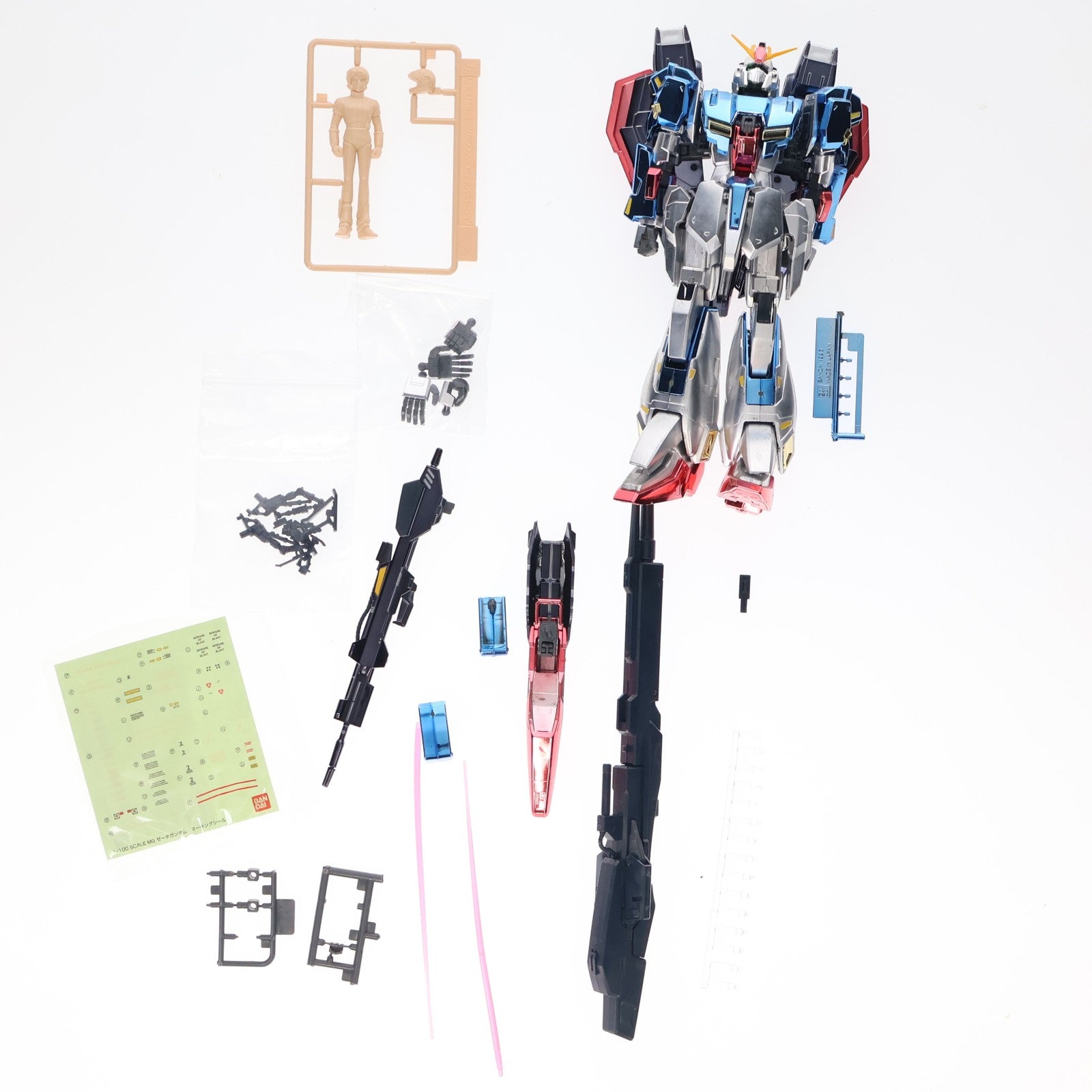 【中古即納】[PTM] MG 1/100 MSZ-006 ゼータガンダム コーティングバージョン 機動戦士Zガンダム プラモデル(0070069) バンダイ(19980731)