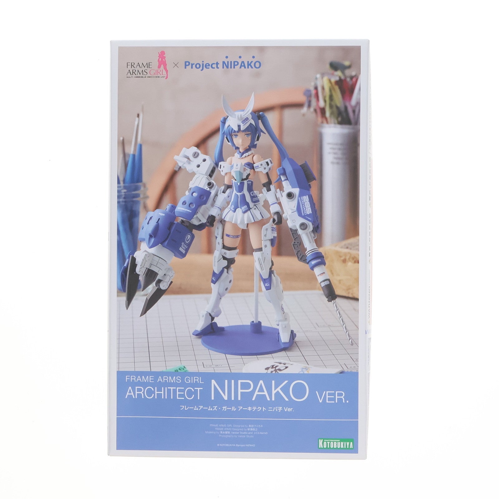 【中古即納】[PTM] コトブキヤショップ限定特典付属 フレームアームズ・ガール アーキテクト ニパ子 Ver. あるてぃめっと!ニパ子ちゃん プラモデル(FG089) コトブキヤ(20211127)