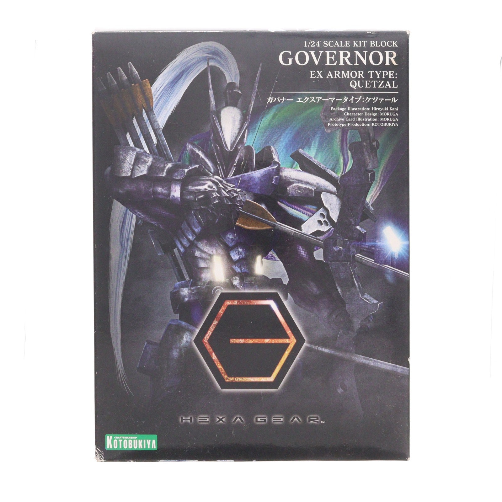 【中古即納】[PTM] ヘキサギア 1/24 ガバナー エクスアーマータイプ:ケツァール プラモデル(HG030) コトブキヤ(20190727)