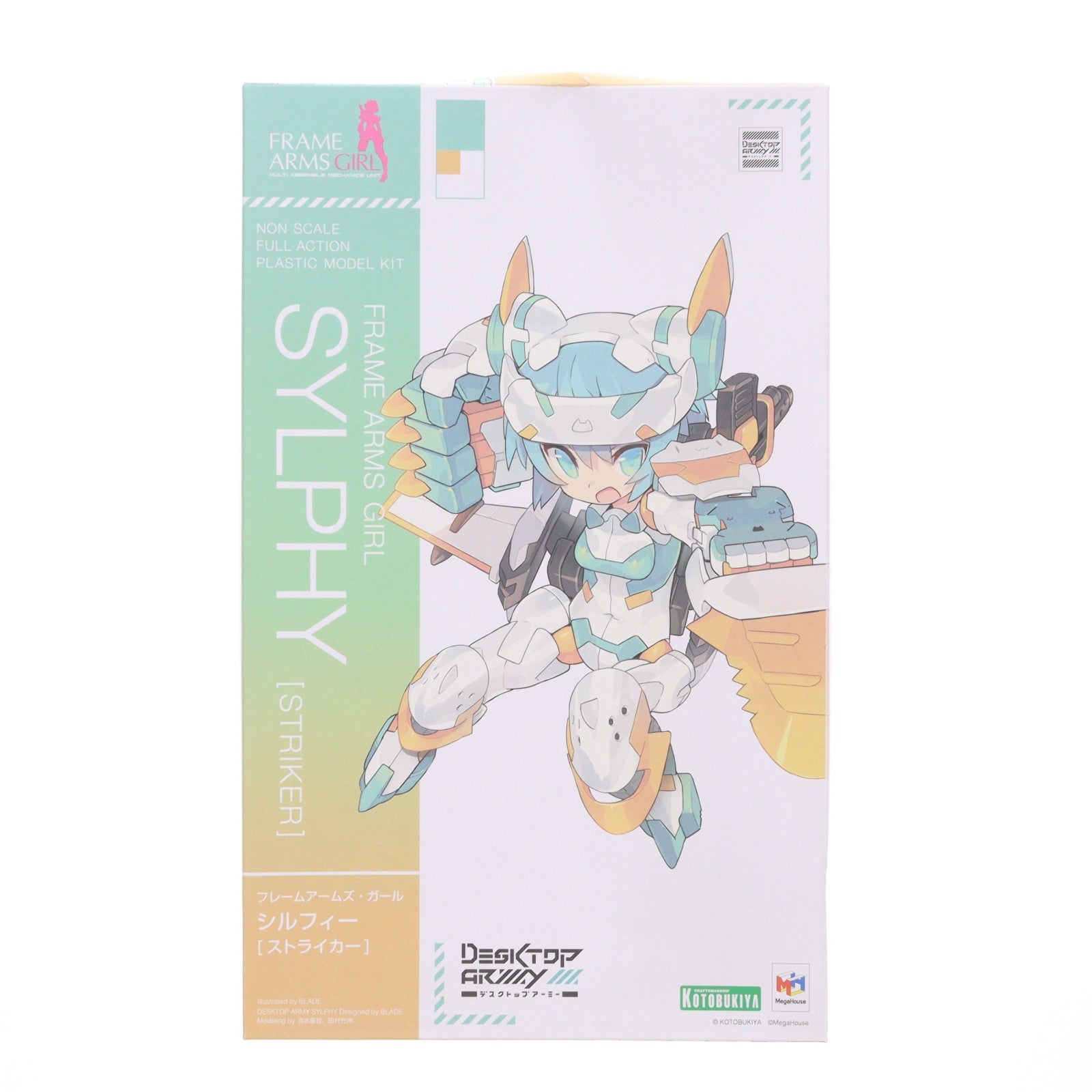 【中古即納】[PTM] フレームアームズ・ガール シルフィー [ストライカー] デスクトップアーミー プラモデル(FG057) コトブキヤ(20190226)