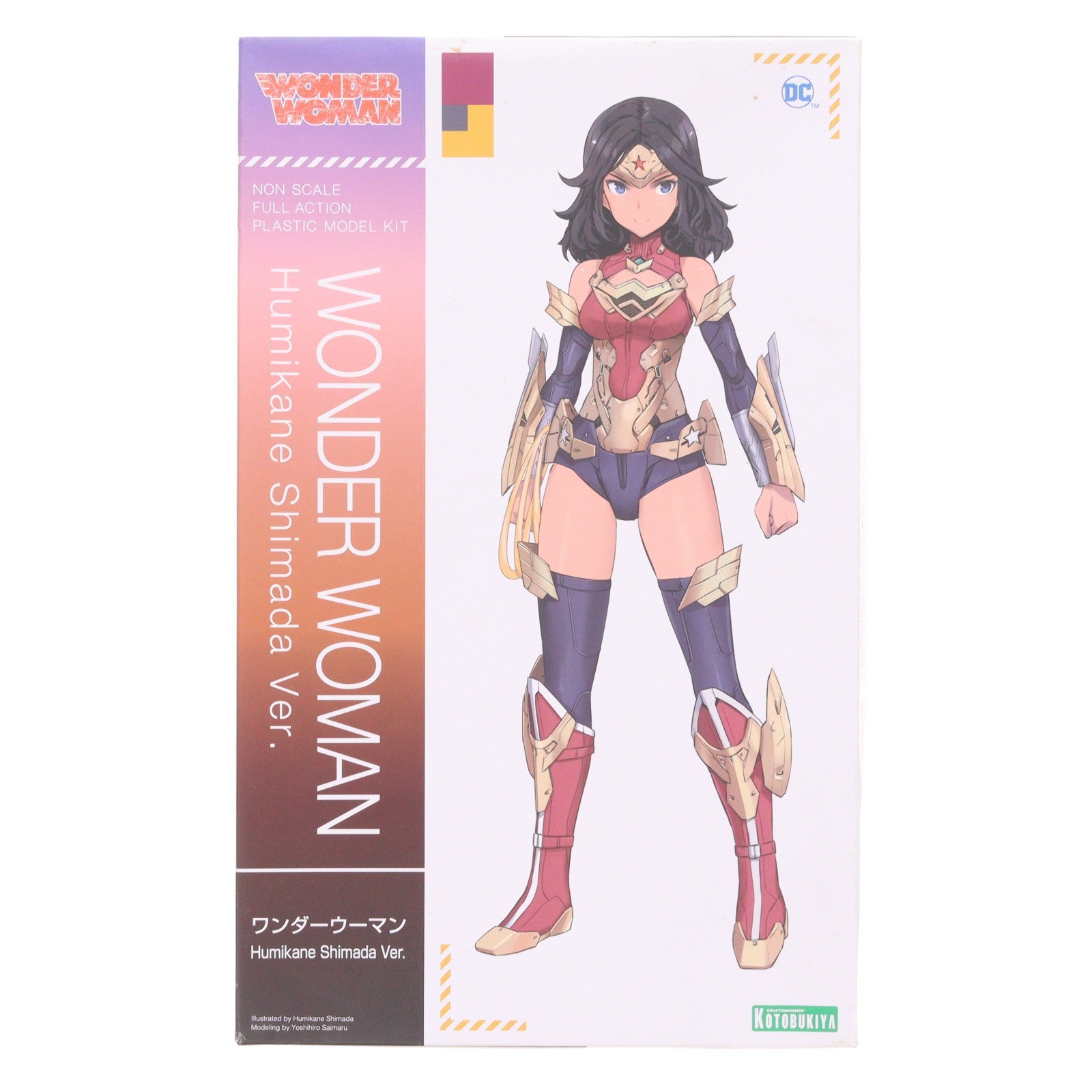 【中古即納】[PTM] ワンダーウーマン Humikane Shimada Ver. WONDER WOMAN プラモデル(CG004) コトブキヤ(20210116)