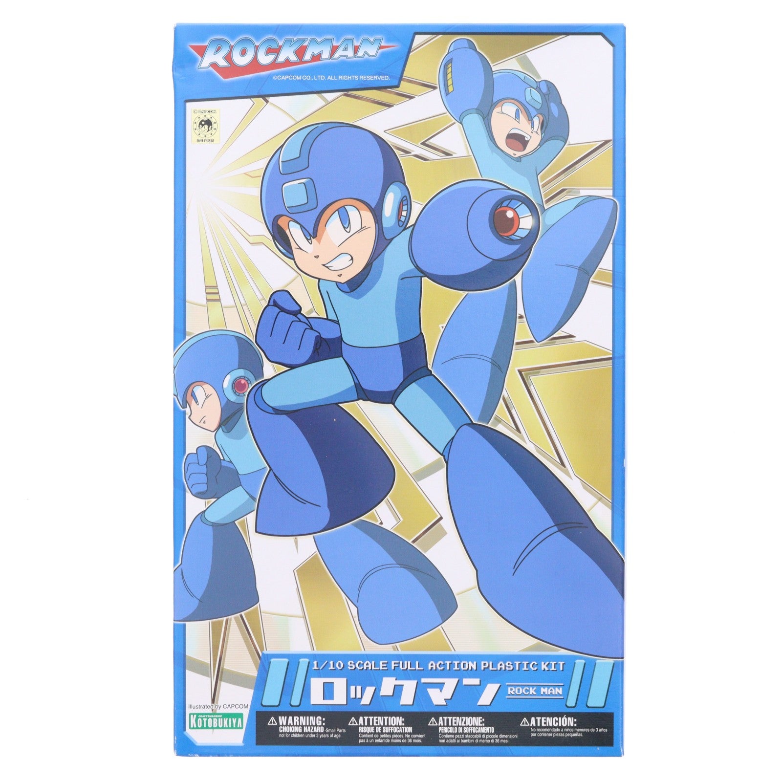 【中古即納】[PTM] (再販) 1/10 ロックマン プラモデル(KP140) コトブキヤ(20110630)