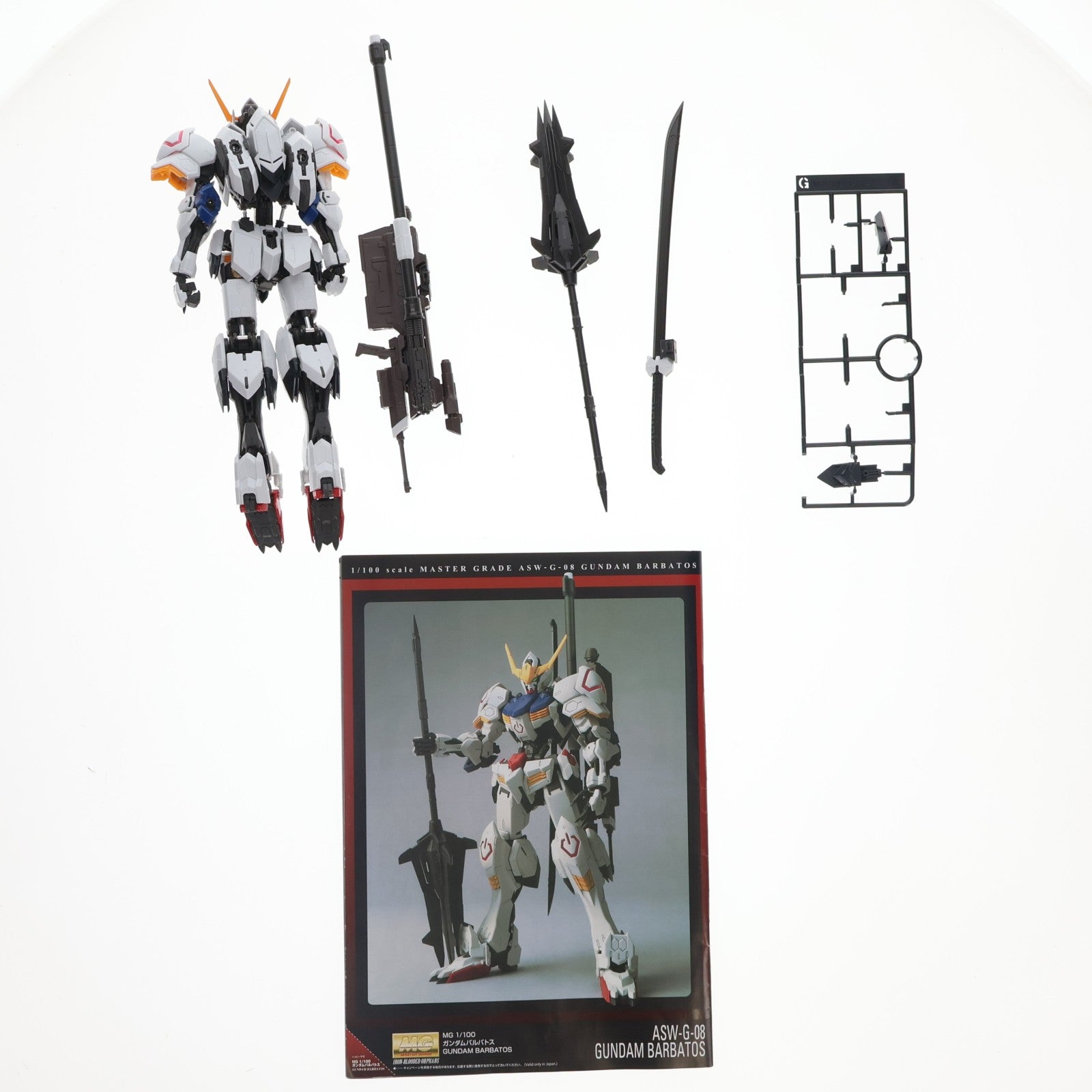 【中古即納】[PTM] MG 1/100 ガンダムバルバトス 機動戦士ガンダム 鉄血のオルフェンズ プラモデル(2489670) バンダイスピリッツ(20191220)