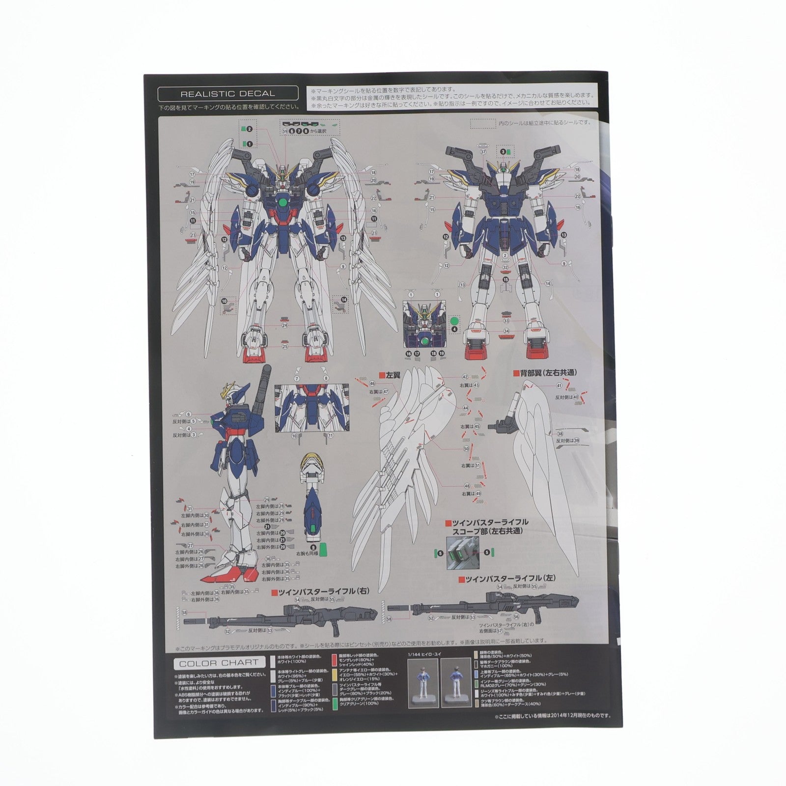 【中古即納】[PTM] (再販) RG 1/144 XXXG-00W0 ウイングガンダムゼロ EW 新機動戦記ガンダムW Endless Waltz(エンドレスワルツ) プラモデル(5061602) バンダイスピリッツ(20251022)