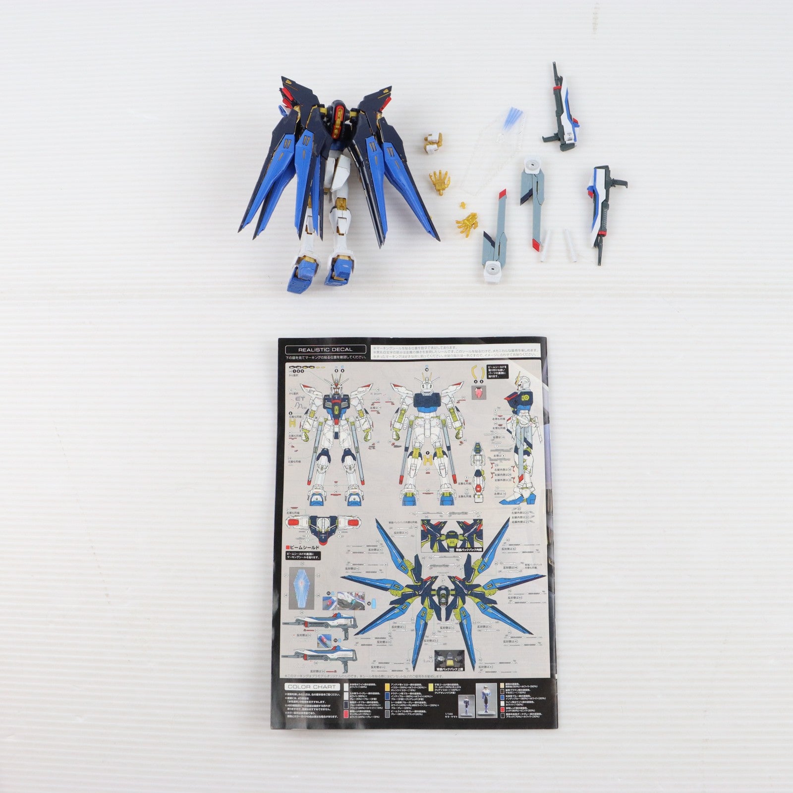 【中古即納】[PTM] RG 1/144 ZGMF-X20A ストライクフリーダムガンダム 機動戦士ガンダムSEED DESTINY(シード デスティニー) プラモデル(0185139) バンダイ(20201023)