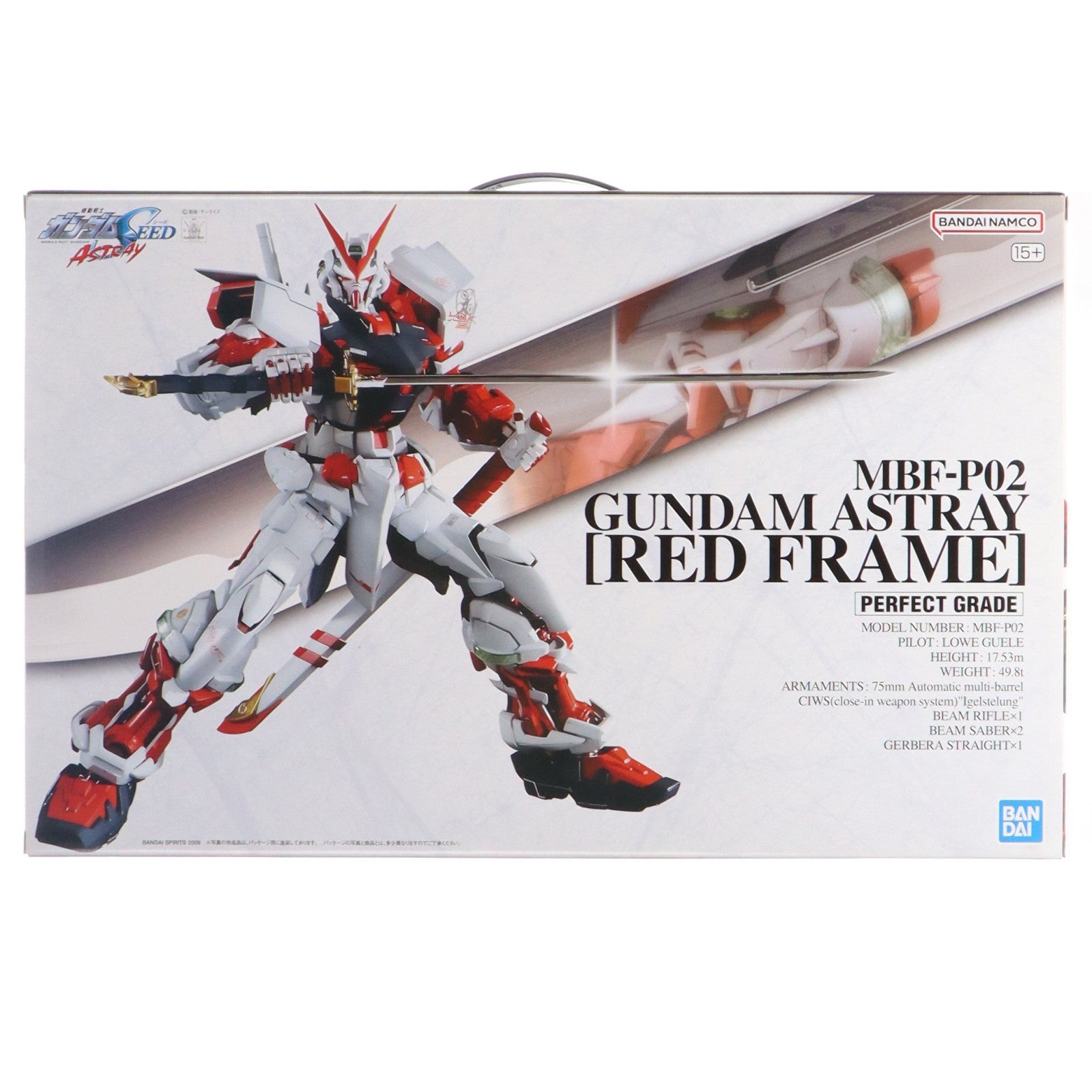 【中古即納】[PTM] PG 1/60 MBF-P02 ガンダムアストレイ レッドフレーム 機動戦士ガンダムSEED ASTRAY(シード アストレイ) プラモデル(5063544) バンダイスピリッツ(20230930)