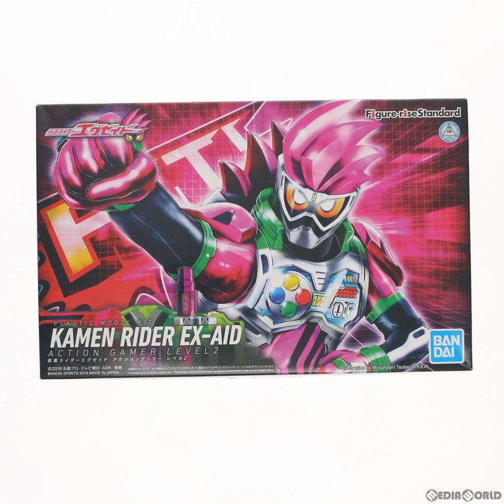 【中古即納】[PTM] Figure-rise Standard(フィギュアライズ スタンダード) 仮面ライダーエグゼイド アクションゲーマー レベル2 プラモデル(5057790) バンダイスピリッツ(20190615)