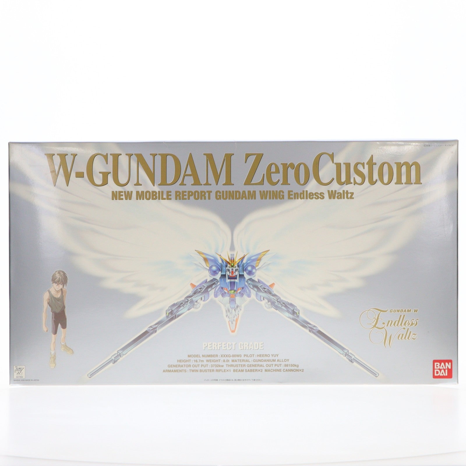 【中古即納】[PTM] PG 1/60 XXXG-00W0 ウイングガンダムゼロカスタム 新機動戦記ガンダムW Endless Waltz(エンドレスワルツ) プラモデル(0077659) バンダイ(20100825)