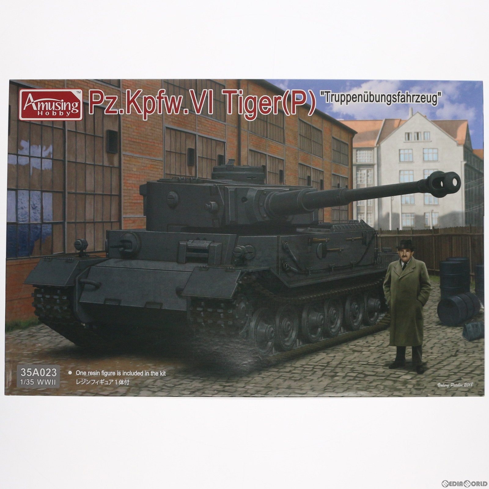 【中古即納】[PTM] 1/35 ドイツ重戦車 ティーガー(P) プラモデル(35A023) Amusing Hobby(アミュージングホビー)(20181228)