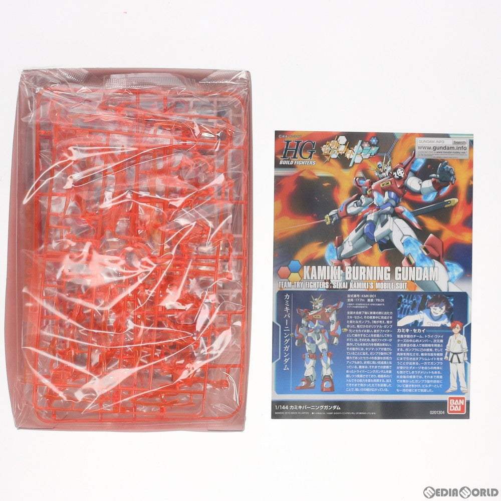 【中古即納】[PTM] HGBF 1/144 KMK-B01 カミキバーニングガンダム ガンダムビルドファイターズトライ プラモデル バンダイ(20150911)