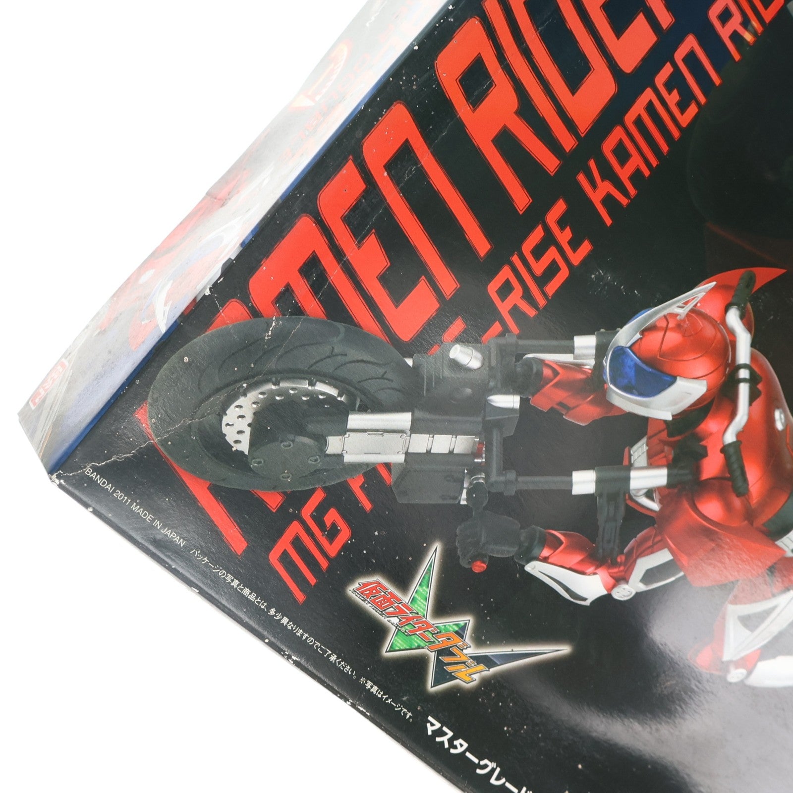 【中古即納】[PTM] MG FIGURE-RISE(フィギュアライズ) 1/8 仮面ライダーアクセル 仮面ライダーW(ダブル) プラモデル(0167086) バンダイ(20110305)