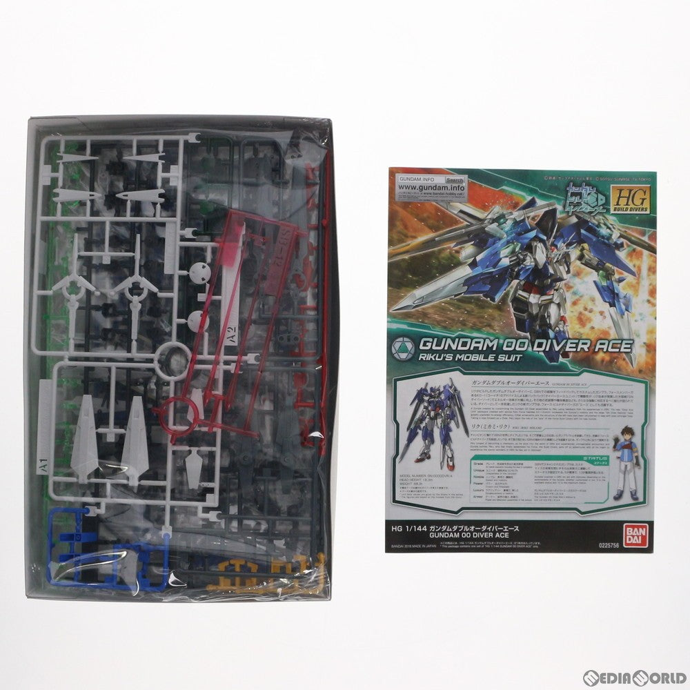 【中古即納】[PTM] HGBD 1/144 GN-0000DVR/A ガンダムダブルオーダイバーエース ガンダムビルドダイバーズ プラモデル(5059566) バンダイスピリッツ(20200331)