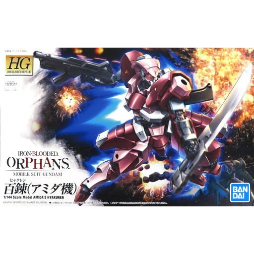 【中古即納】[PTM] HG 1/144 百錬(アミダ機) 機動戦士ガンダム 鉄血のオルフェンズ プラモデル(5063796) バンダイスピリッツ(20240930)