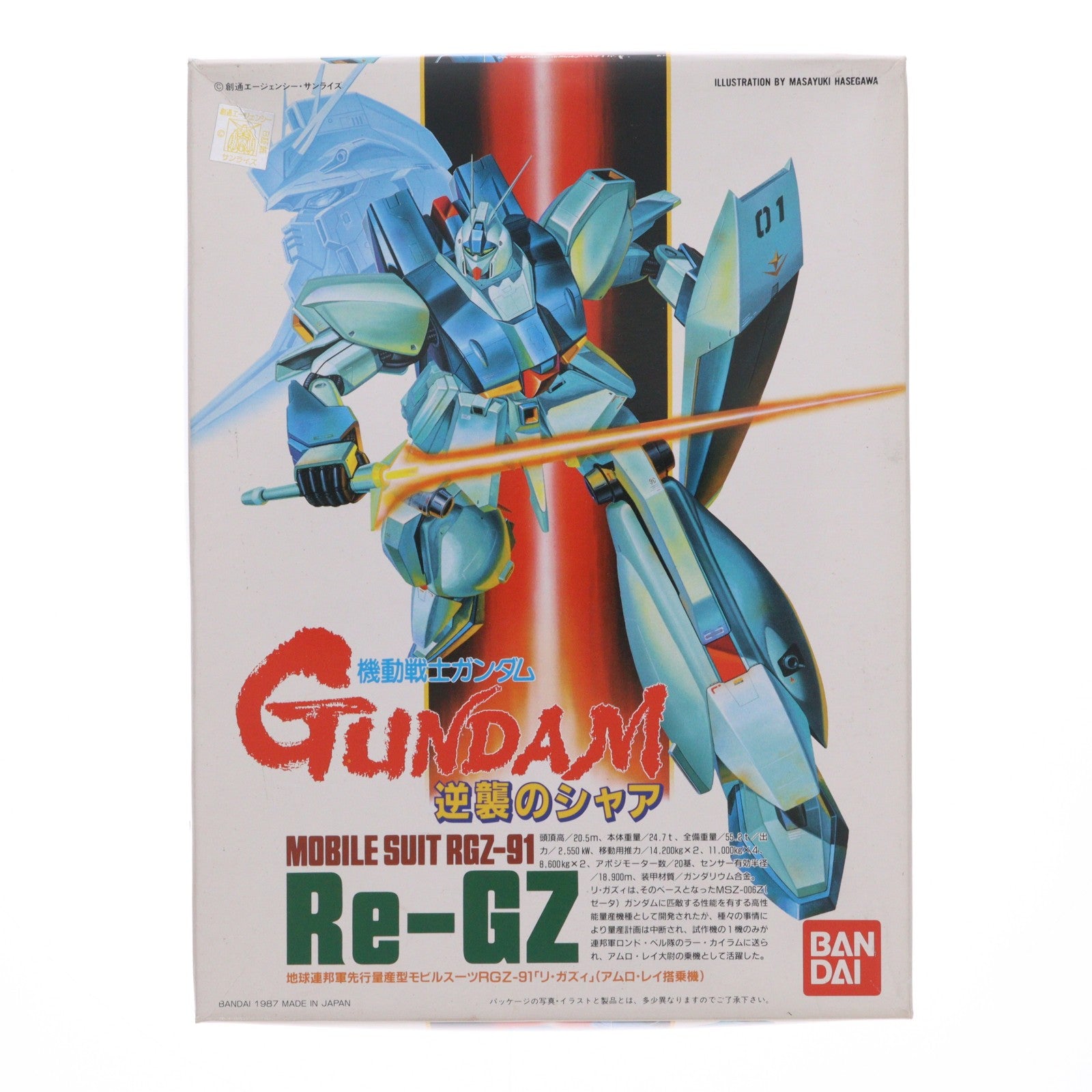 【中古即納】[PTM] 1/144 Re-GZ リ・ガズィ 機動戦士ガンダム 逆襲のシャア プラモデル(0010421) バンダイ(20180724)