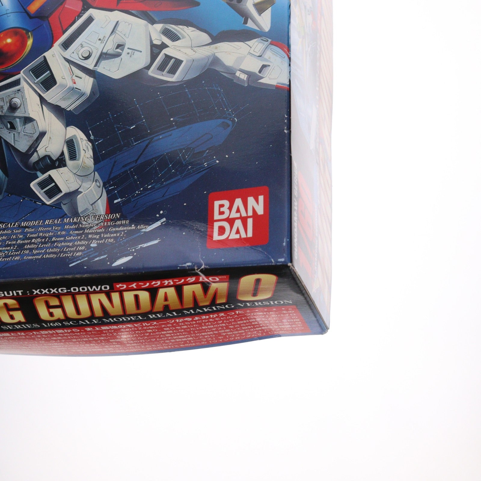 【中古即納】[PTM] 1/60 XXXG-00W0 ウイングガンダム0(ゼロ) 新機動戦記ガンダムW(ウィング) プラモデル(0048287) バンダイ(19951031)