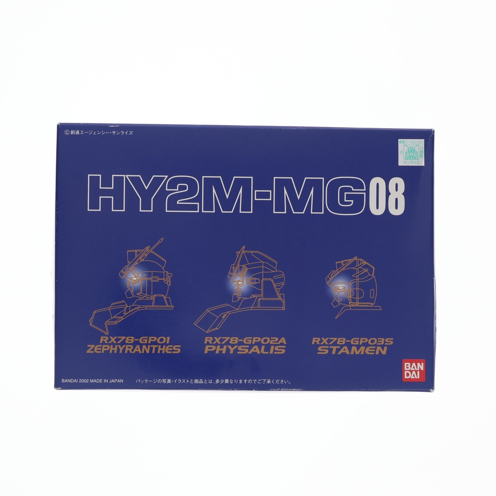 【中古即納】[PTM] 1/100 HY2M-MG08 LED発光ヘッドパーツセット(GP01/GP02/GP03) 機動戦士ガンダム0083 STARDUST MEMORY プラモデル用アクセサリ バンダイ(20021119)