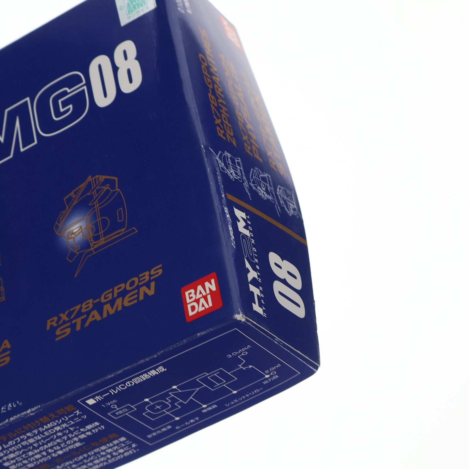 【中古即納】[PTM] 1/100 HY2M-MG08 LED発光ヘッドパーツセット(GP01/GP02/GP03) 機動戦士ガンダム0083 STARDUST MEMORY プラモデル用アクセサリ バンダイ(20021119)