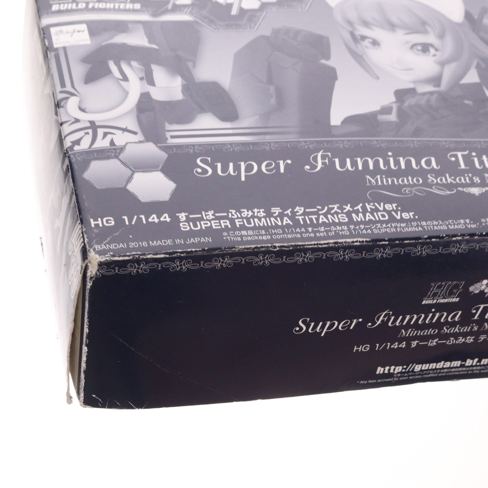 【中古即納】[PTM] プレミアムバンダイ限定 HGBF 1/144 すーぱーふみな ティターンズメイドVer. ガンダムビルドファイターズトライ アイランド・ウォーズ プラモデル(0212908) バンダイ(20161130)