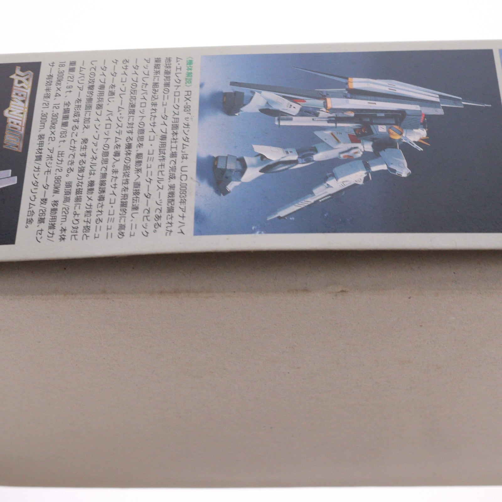 【中古即納】[PTM] 1/100 RX-93 νガンダム フィン・ファンネル装備型 機動戦士ガンダム 逆襲のシャア プラモデル(0024728) バンダイ(20180731)