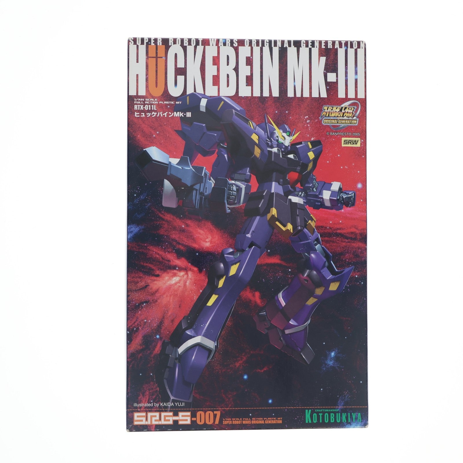 【中古即納】[PTM] S.R.G-S-007 1/144 RTX-011L ヒュッケバイン Mk-III スーパーロボット大戦OG プラモデル(KP-08) コトブキヤ(20051031)