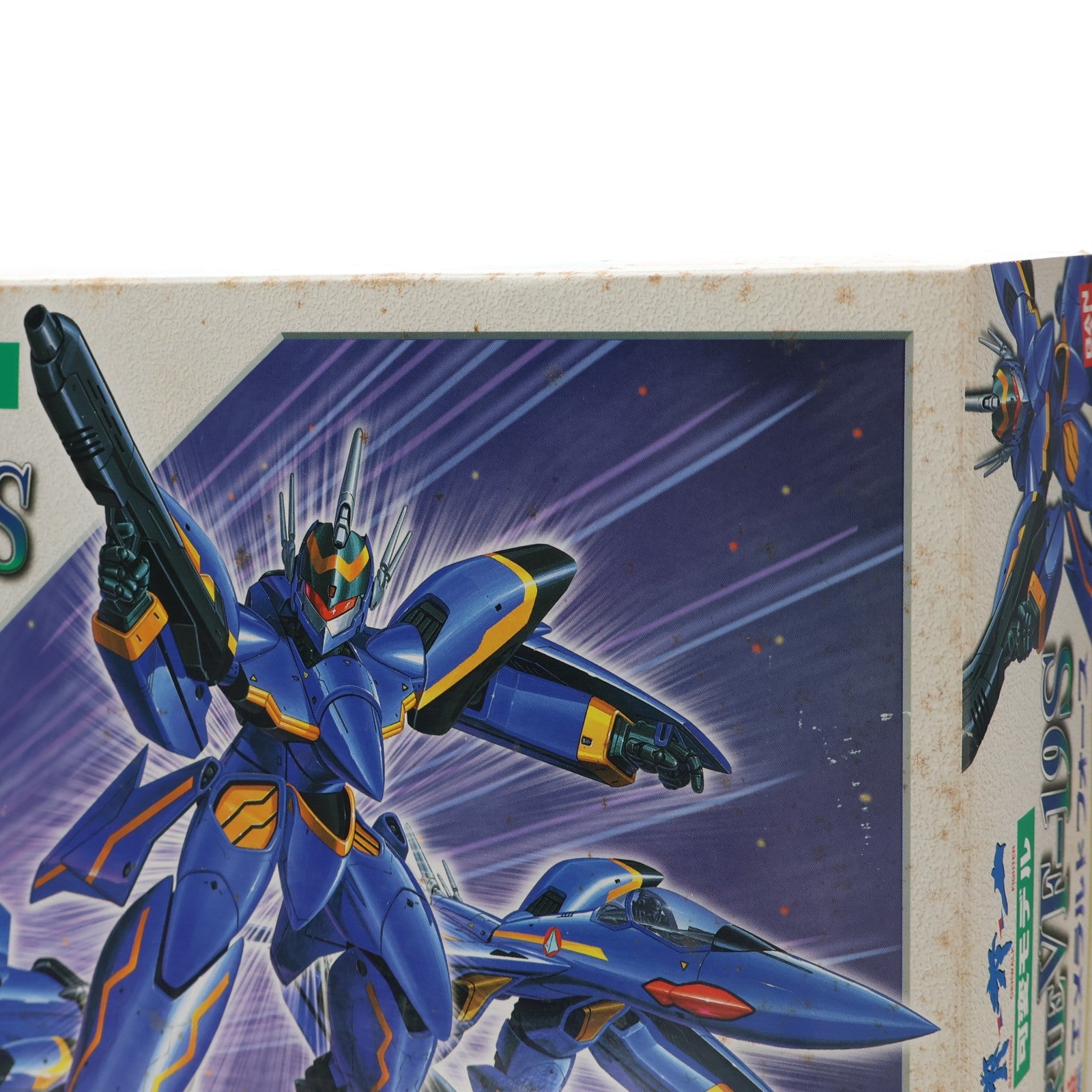 【中古即納】[PTM] 1/100 VF-19S エメラルドフォース マクロス7 可変モデル プラモデル バンダイ(19991231)