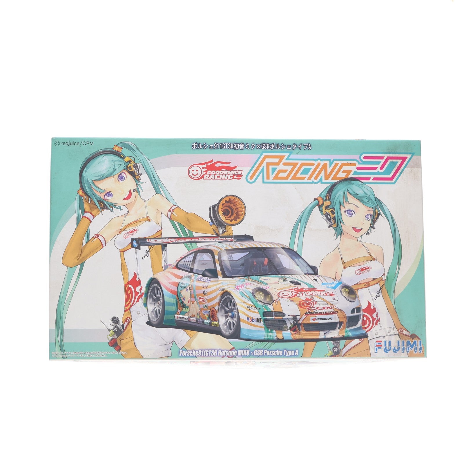 【中古即納】[PTM] 1/24 ポルシェ911 GT3R初音ミク×GSRポルシェ タイプA グッドスマイルレーシング レーシングミク No.1 プラモデル(189758) フジミ(20110222)