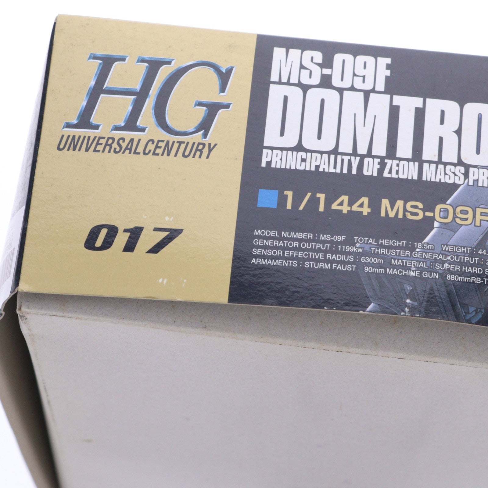 【中古即納】[PTM] HGUC 1/144 MS-09F ドムトローペン 機動戦士ガンダム0083 STARDUST MEMORY(スターダストメモリー) プラモデル バンダイ(20181130)