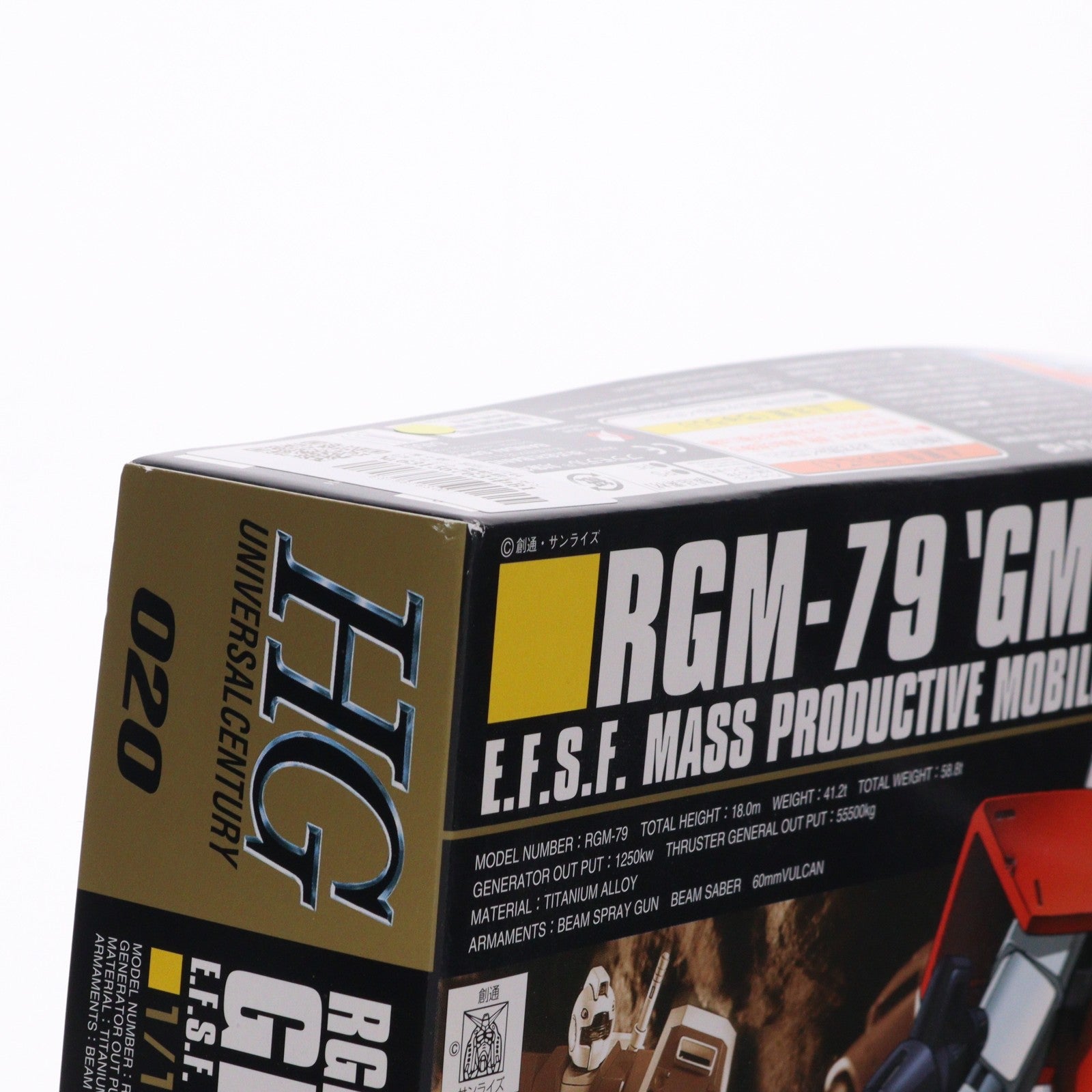 【中古即納】[PTM] (再々販) HGUC 1/144 RGM-79 ジム 機動戦士ガンダム プラモデル(592484) バンダイスピリッツ(20260211)