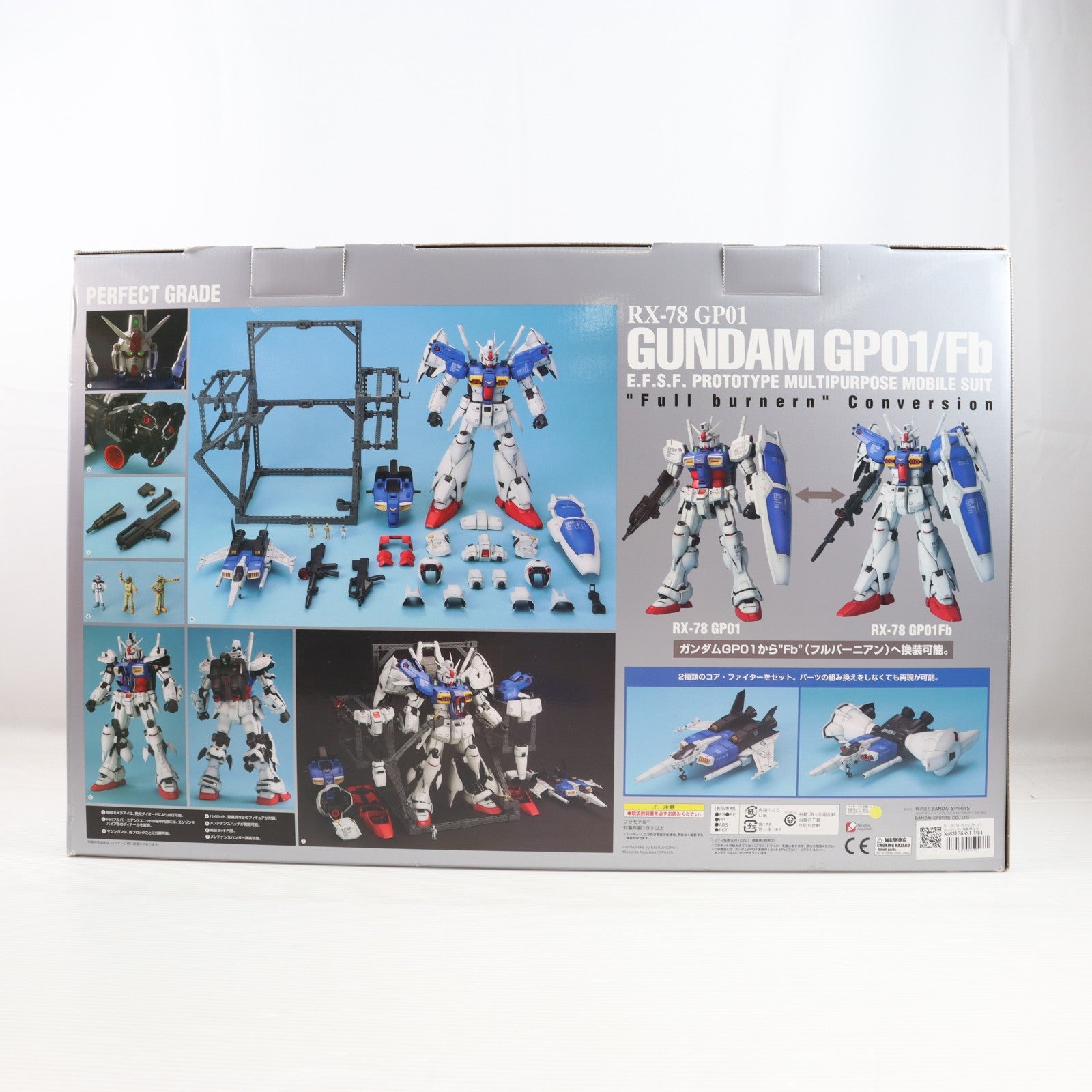 【中古即納】[PTM] PG 1/60 RX-78GP01/Fb ガンダムGP01/Fb 機動戦士ガンダム0083 STARDUST MEMORY(スターダストメモリー) プラモデル(5064231) バンダイスピリッツ(20220826)