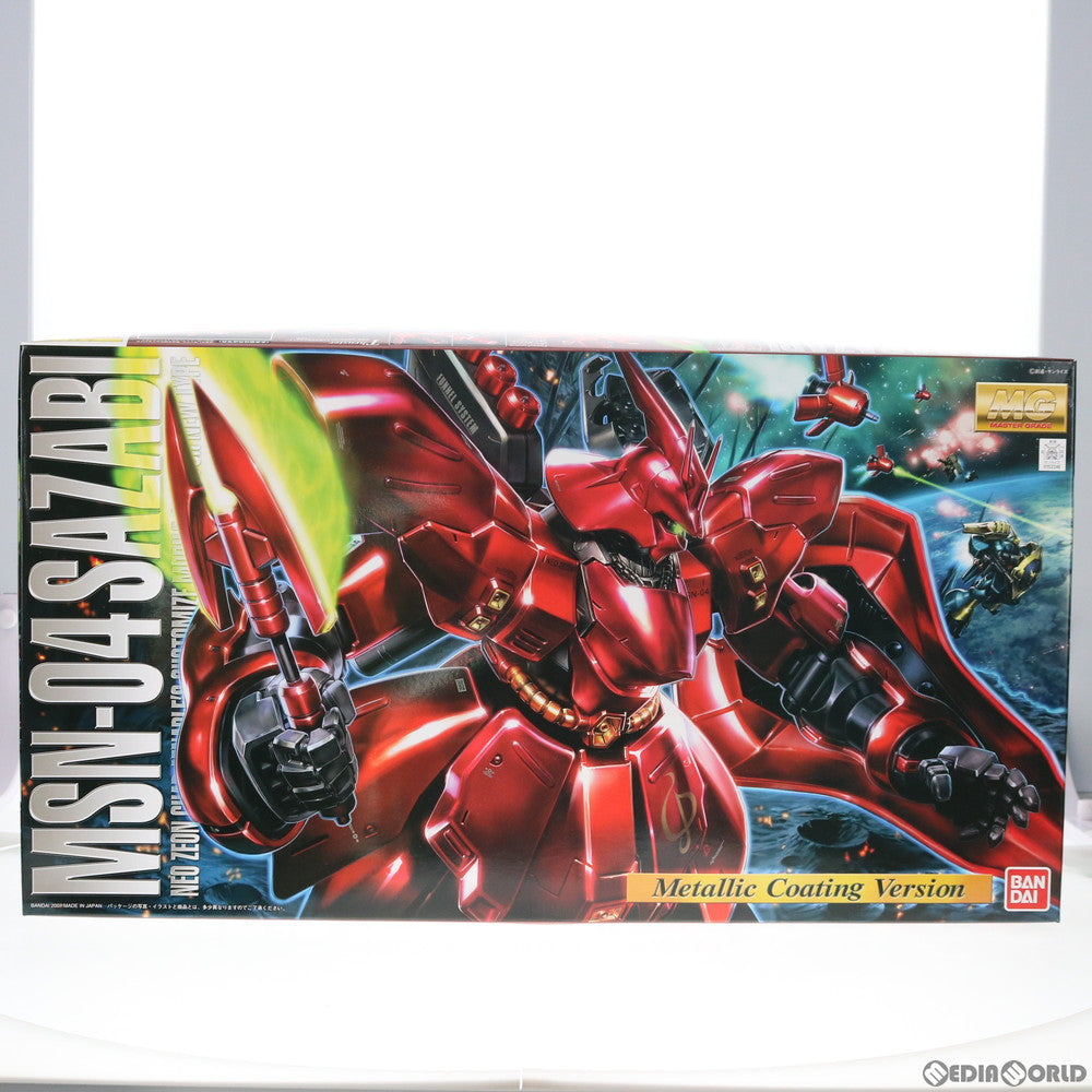 【中古即納】[PTM] MG 1/100 MSN-04 サザビー メタリックコーティングver. 機動戦士ガンダム 逆襲のシャア プラモデル(0152246) バンダイ(20080930)
