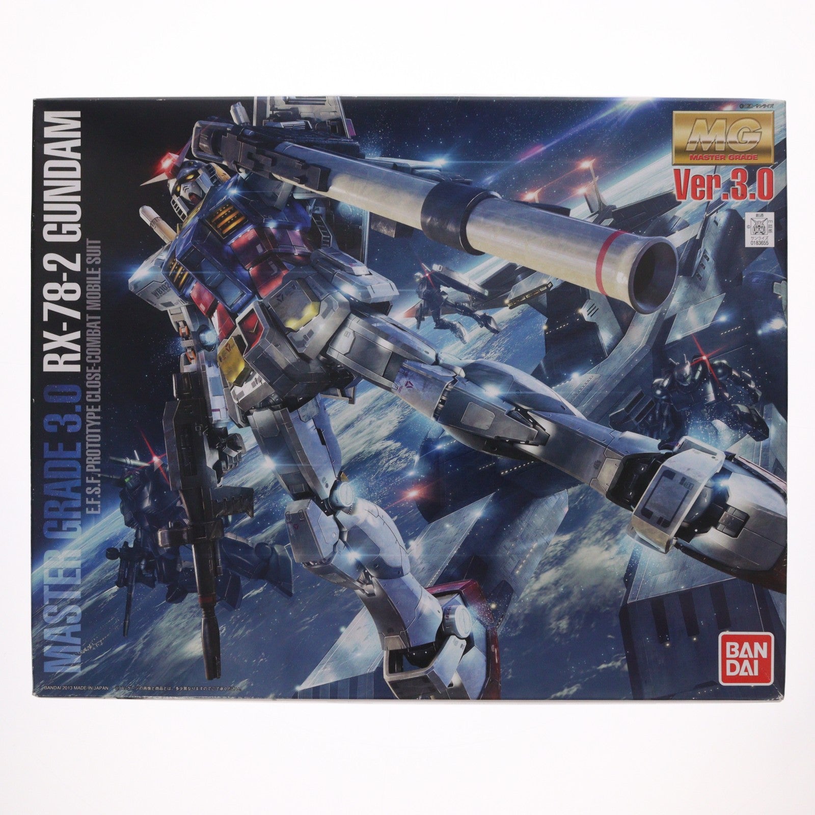 【中古即納】[PTM] MG 1/100 RX-78-2 ガンダム Ver.3.0 機動戦士ガンダム プラモデル(0183655) バンダイ(20180127)