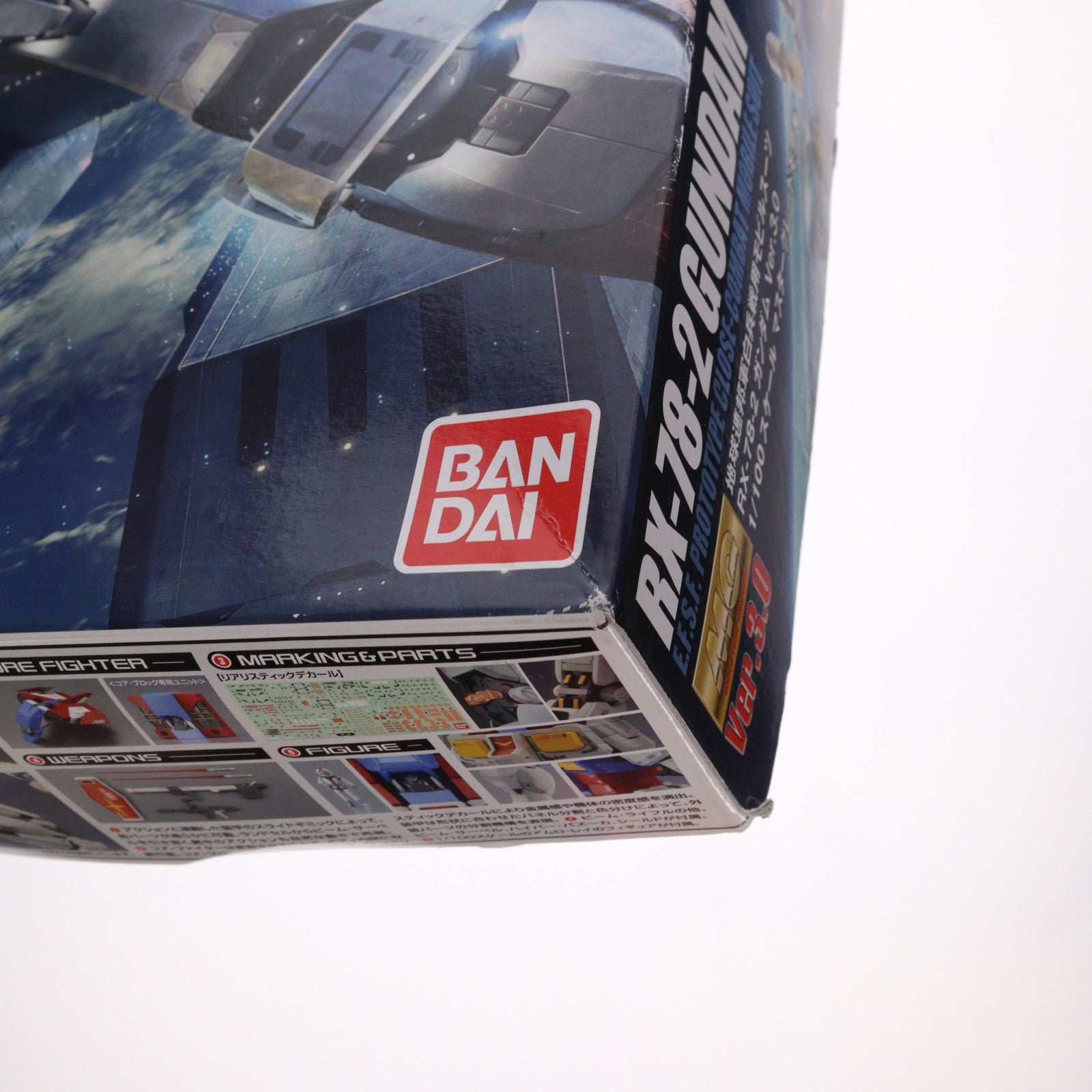 【中古即納】[PTM] MG 1/100 RX-78-2 ガンダム Ver.3.0 機動戦士ガンダム プラモデル(0183655) バンダイ(20180127)