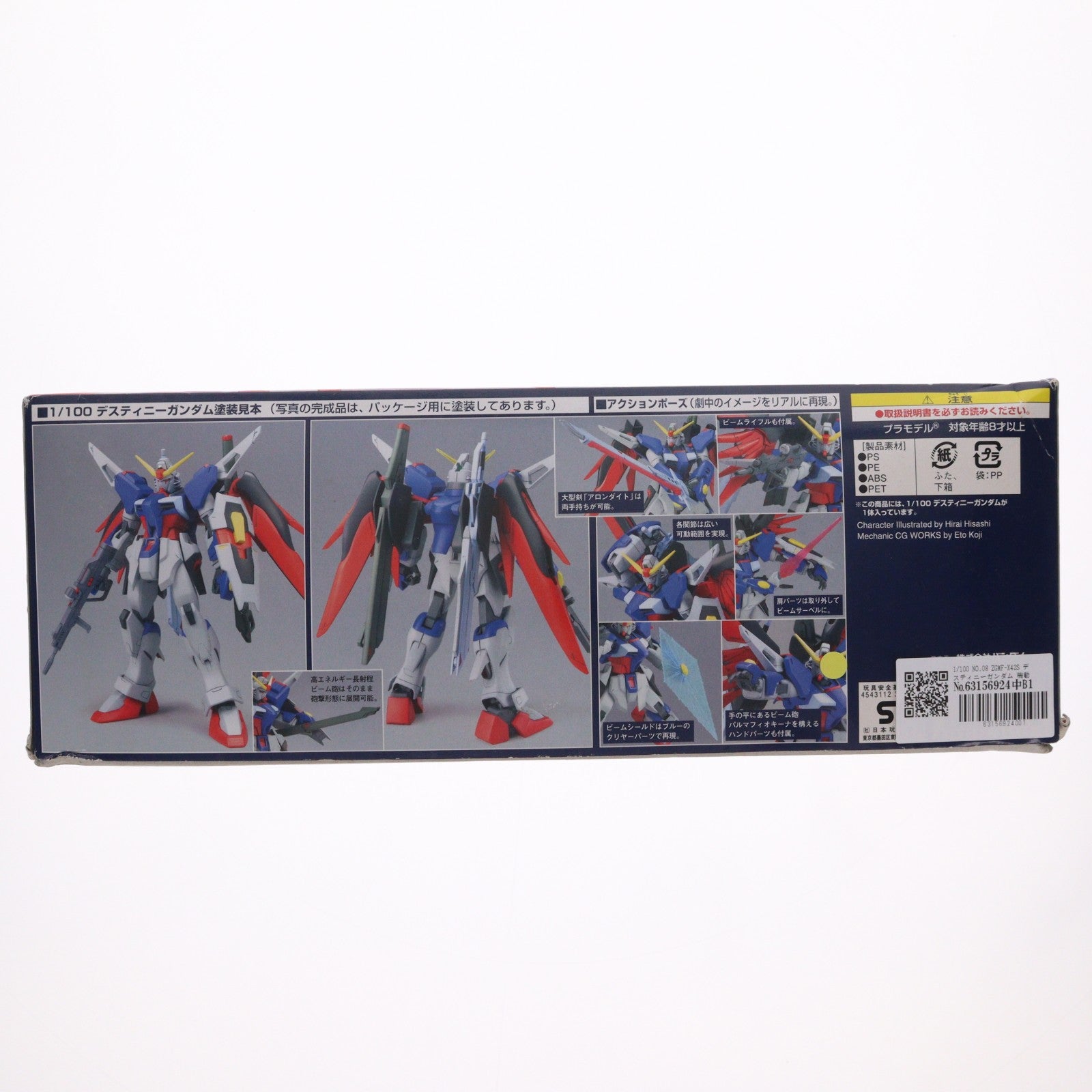 【中古即納】[PTM] 1/100 NO.08 ZGMF-X42S デスティニーガンダム 機動戦士ガンダムSEED DESTINY(シード デスティニー) プラモデル(0134111) バンダイ(20050720)