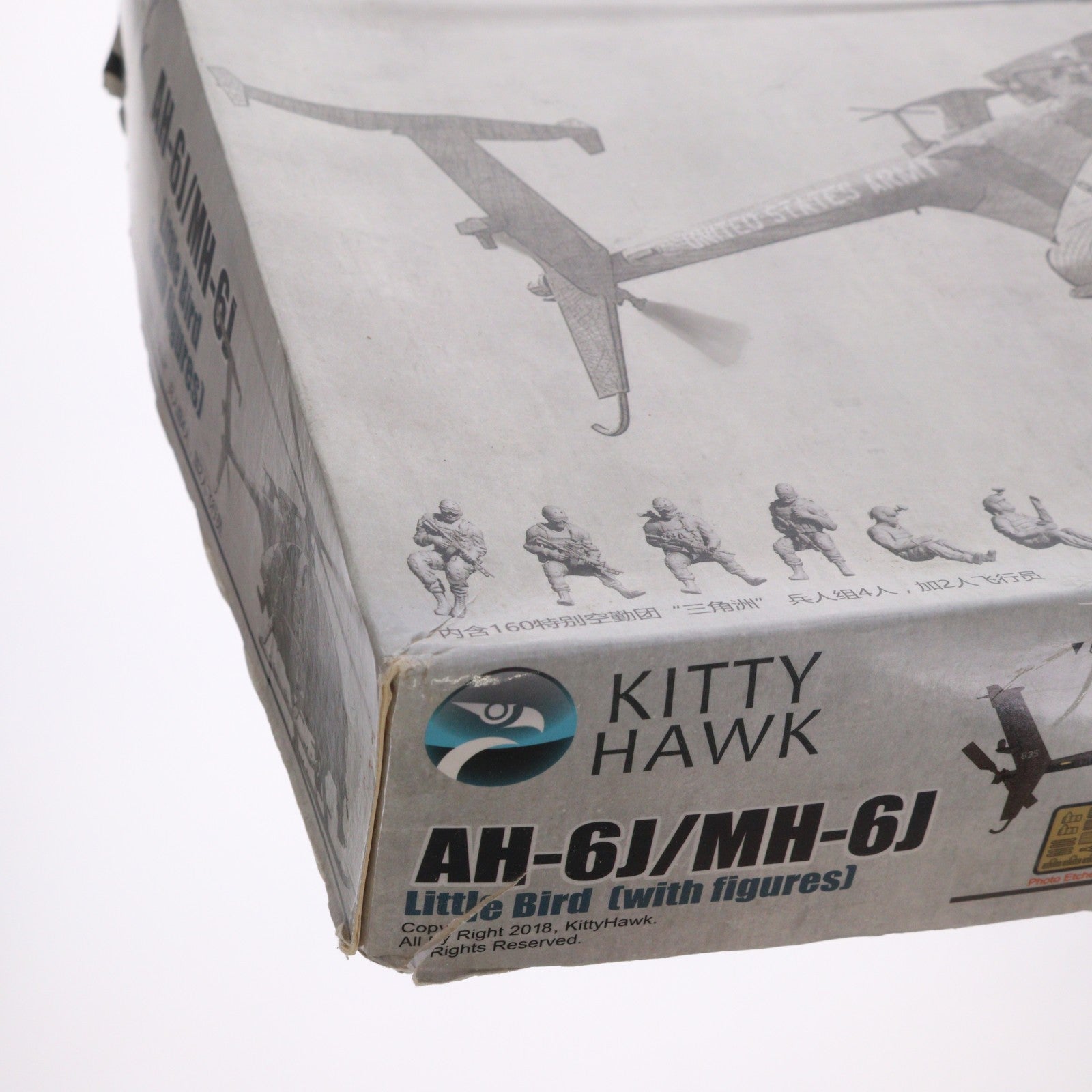 【中古即納】[PTM] 1/35 AH-6J/MH-6J(フィギュア付) プラモデル(KH50004) KITTY HAWK MODEL(キティホークモデル)(20181231)