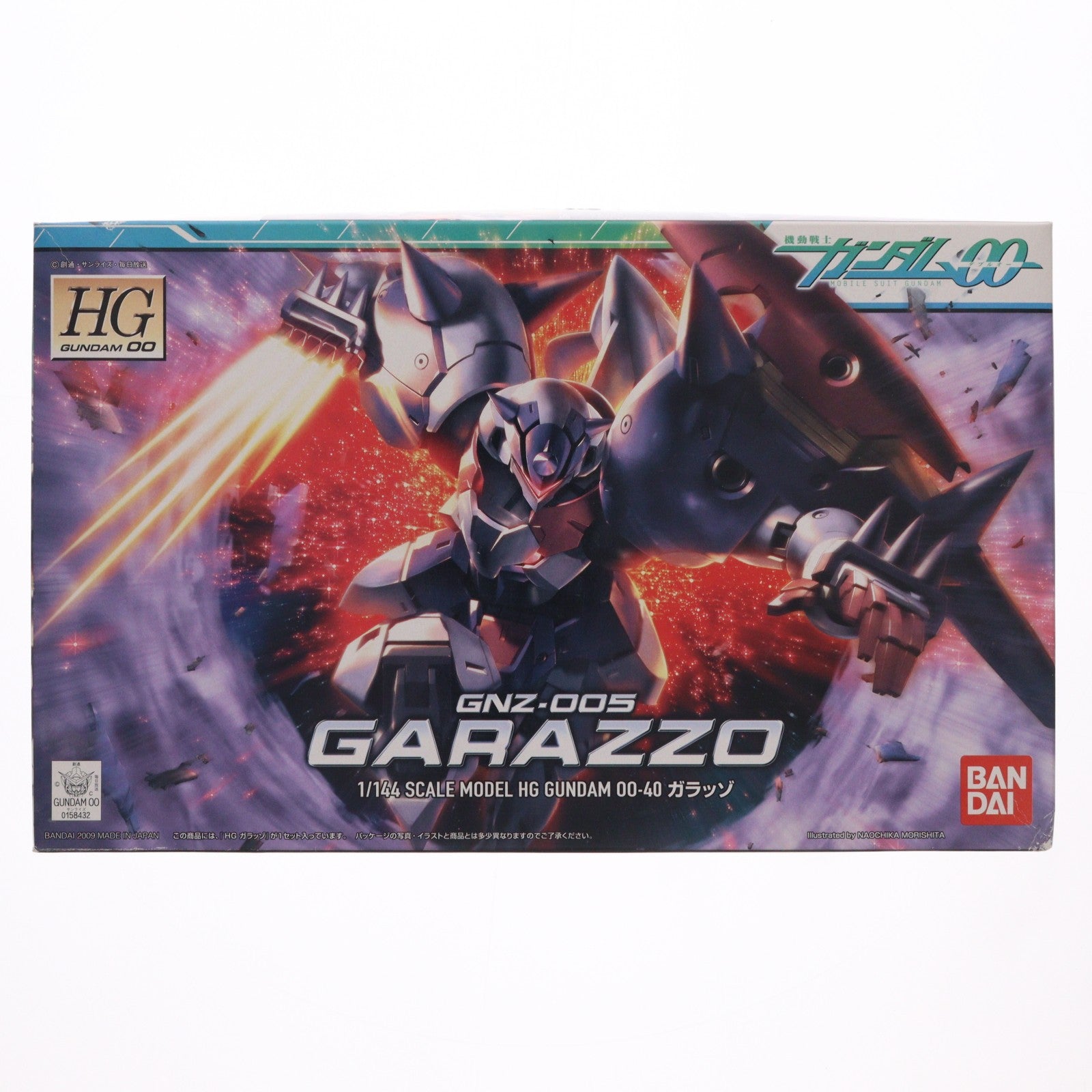 【中古即納】[PTM] HG 1/144 GNZ-005 ガラッゾ 機動戦士ガンダム00(ダブルオー) プラモデル(0158432) バンダイ(20090310)