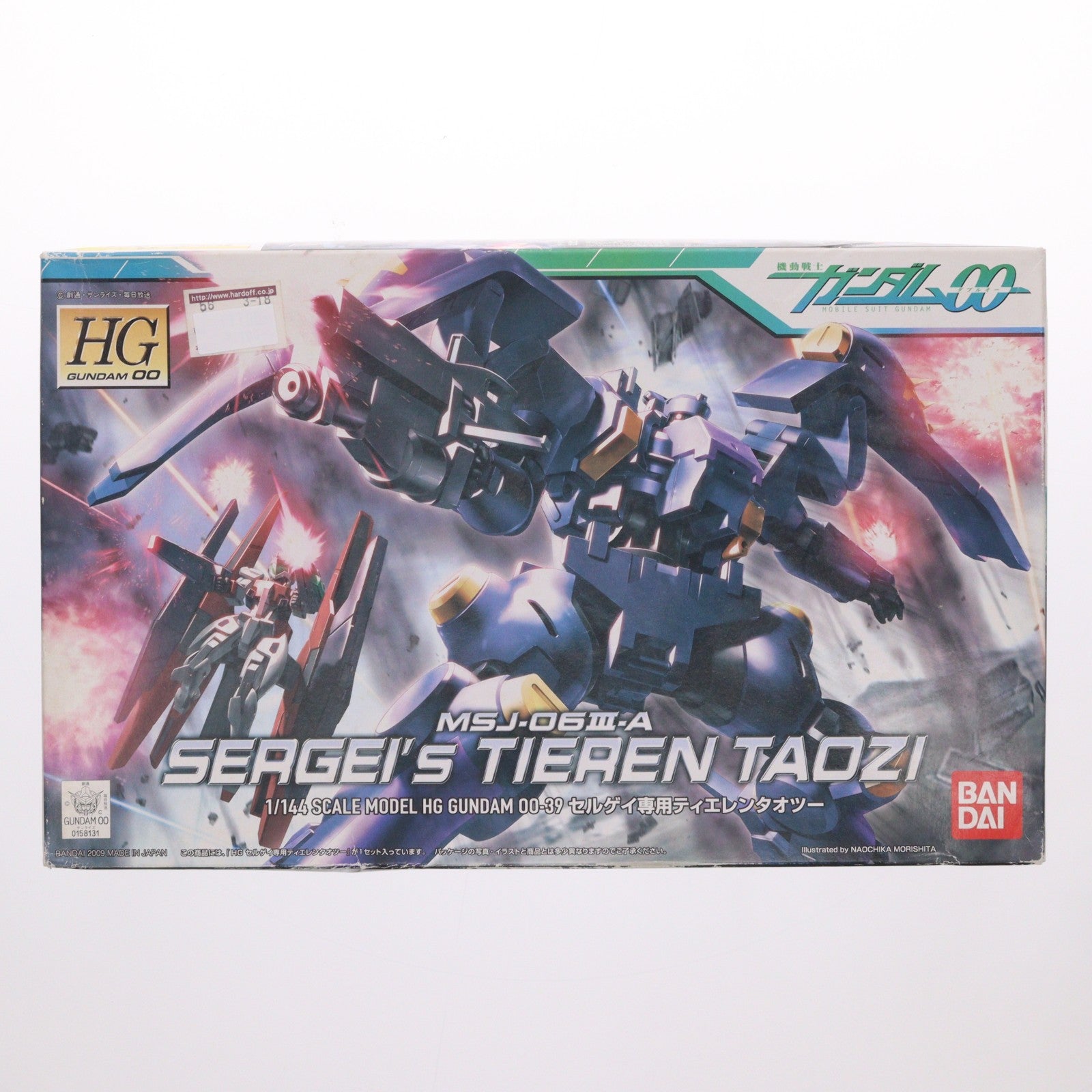 【中古即納】[PTM] HG 1/144 MSJ-06IIIA セルゲイ専用 ティエレンタオツー 機動戦士ガンダム00(ダブルオー) プラモデル(0158131) バンダイ(20090310)