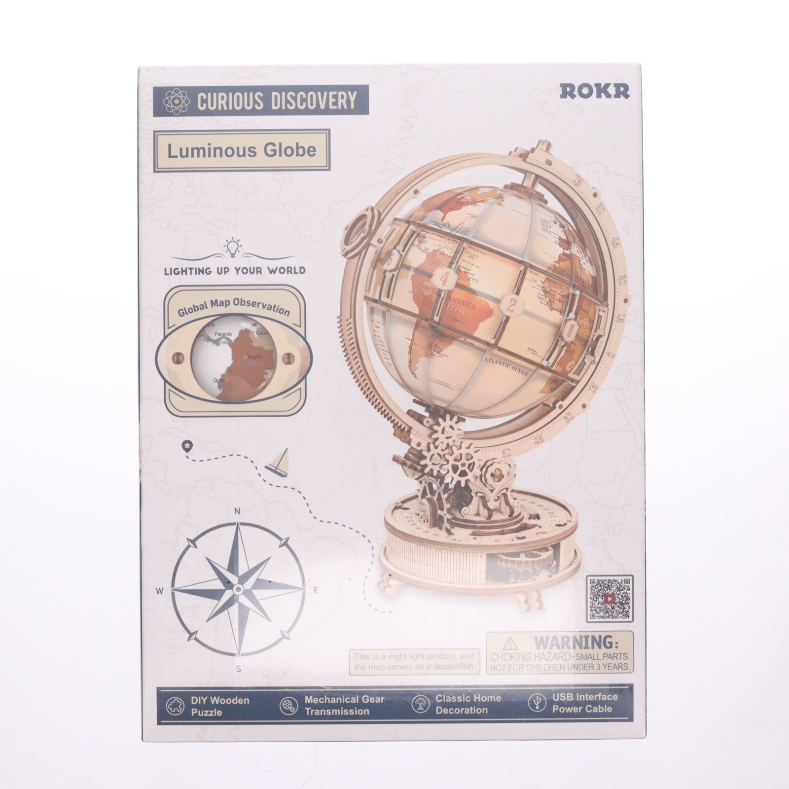 【中古即納】[PTM] Luminous Globe 木製キット(ST003) ROKR(20211231)