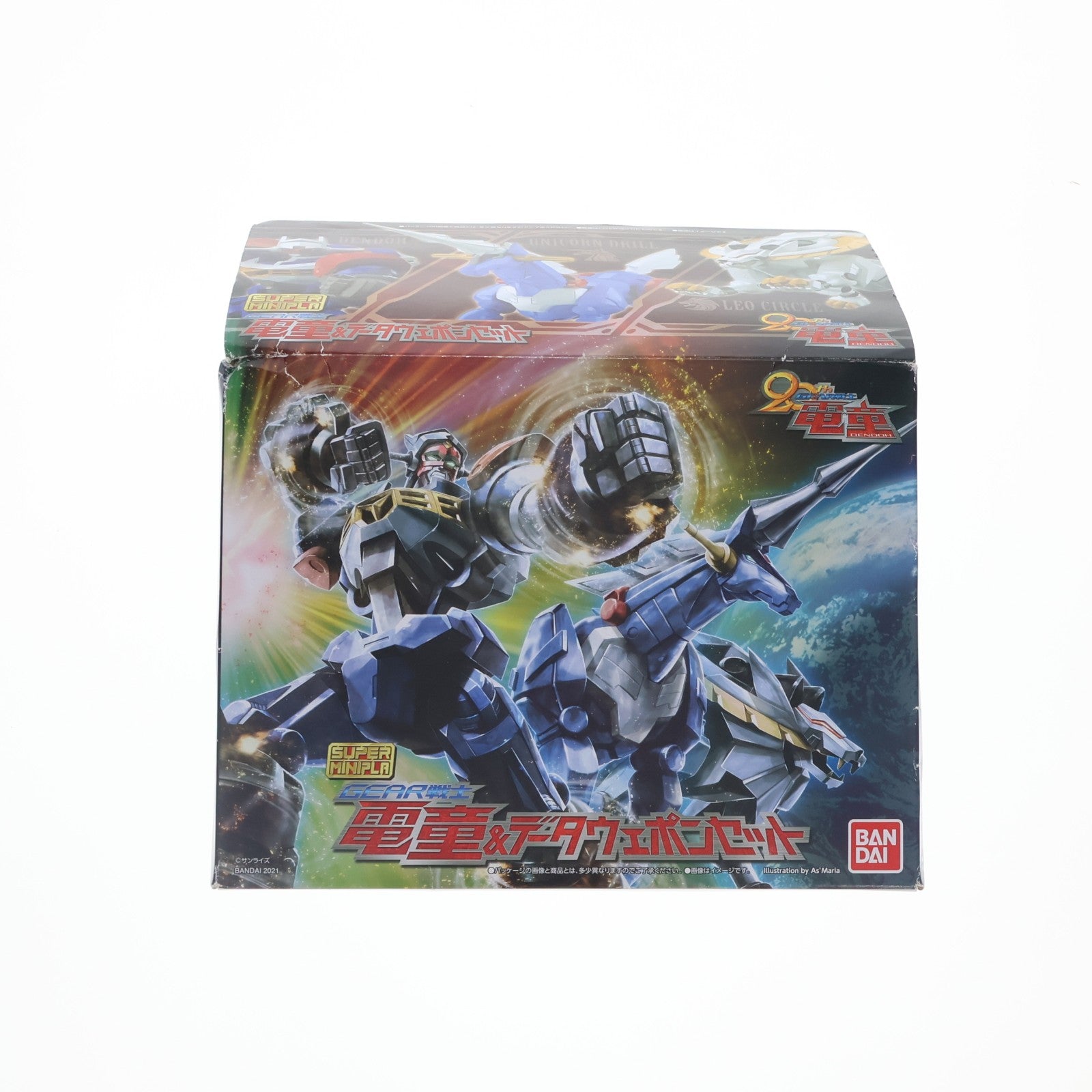 【中古即納】[PTM] (食玩) スーパーミニプラ GEAR戦士電童(ギアファイターでんどう) 電童&データウェポンセット プラモデル バンダイ(20210125)