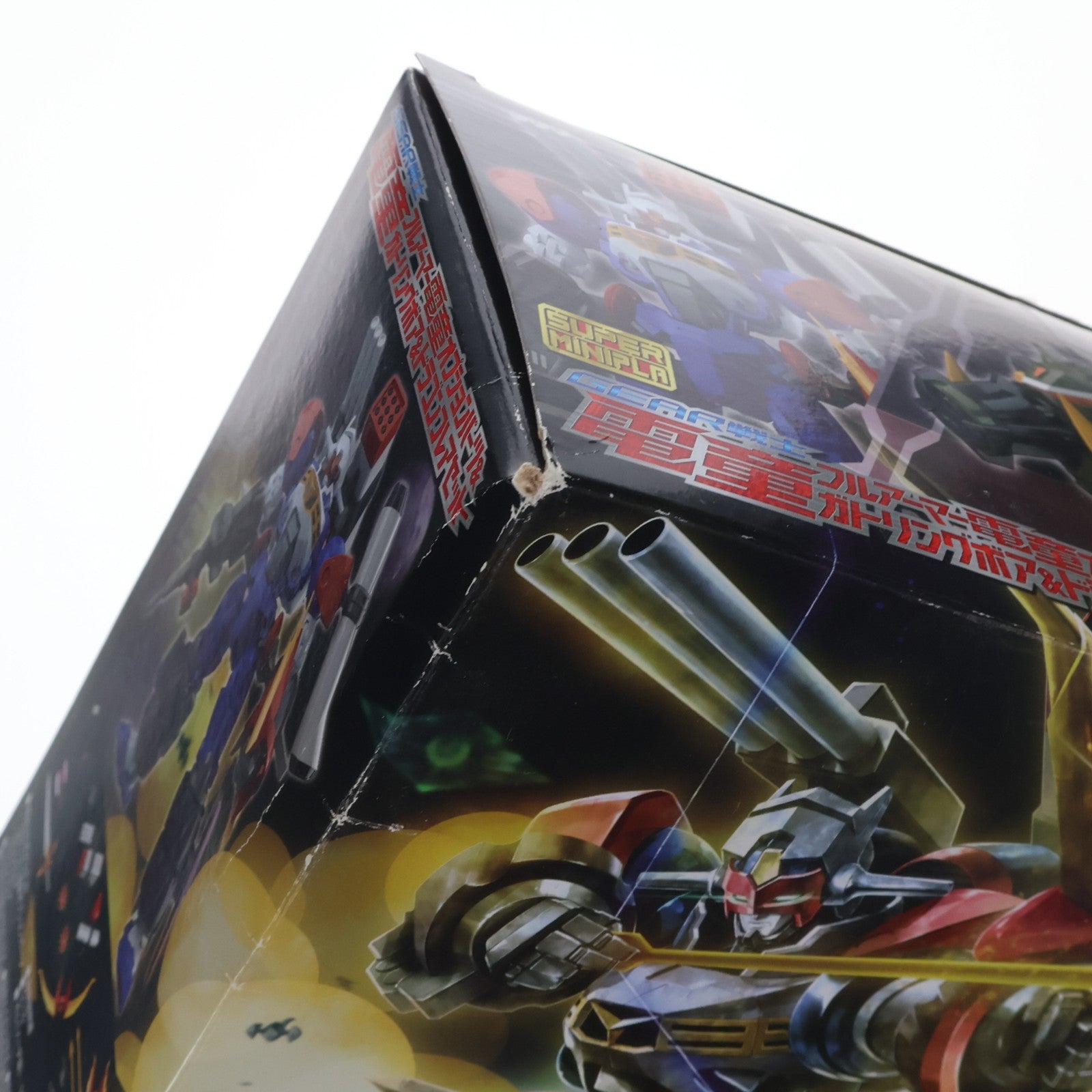 【中古即納】[PTM] (食玩) プレミアムバンダイ限定 スーパーミニプラ GEAR戦士電童(ギアファイターでんどう) フルアーマー電童オプションパーツ&ガトリングボア&ドラゴンフレアセット プラモデル バンダイ(20210131)