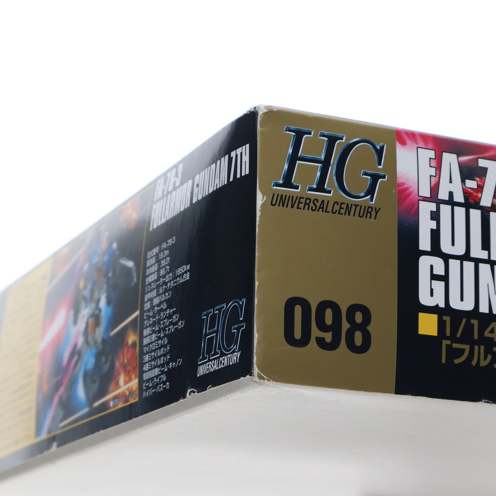 【中古即納】[PTM] HGUC 1/144 FA-78-3 フルアーマーガンダム7号機 ガンダム戦記 プラモデル(0159943) バンダイ(20090930)