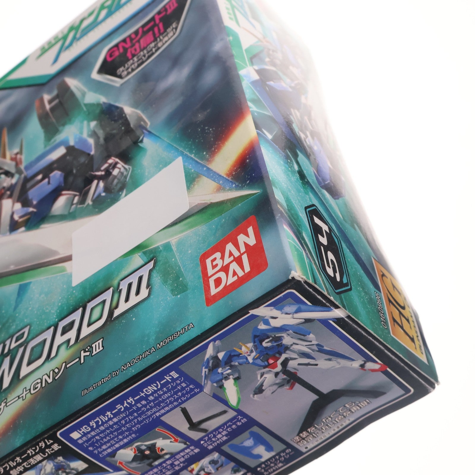 【中古即納】[PTM] HG 1/144 ダブルオーライザー+GNソードIII 機動戦士ガンダム00(ダブルオー) プラモデル(0160996) バンダイ(20171111)